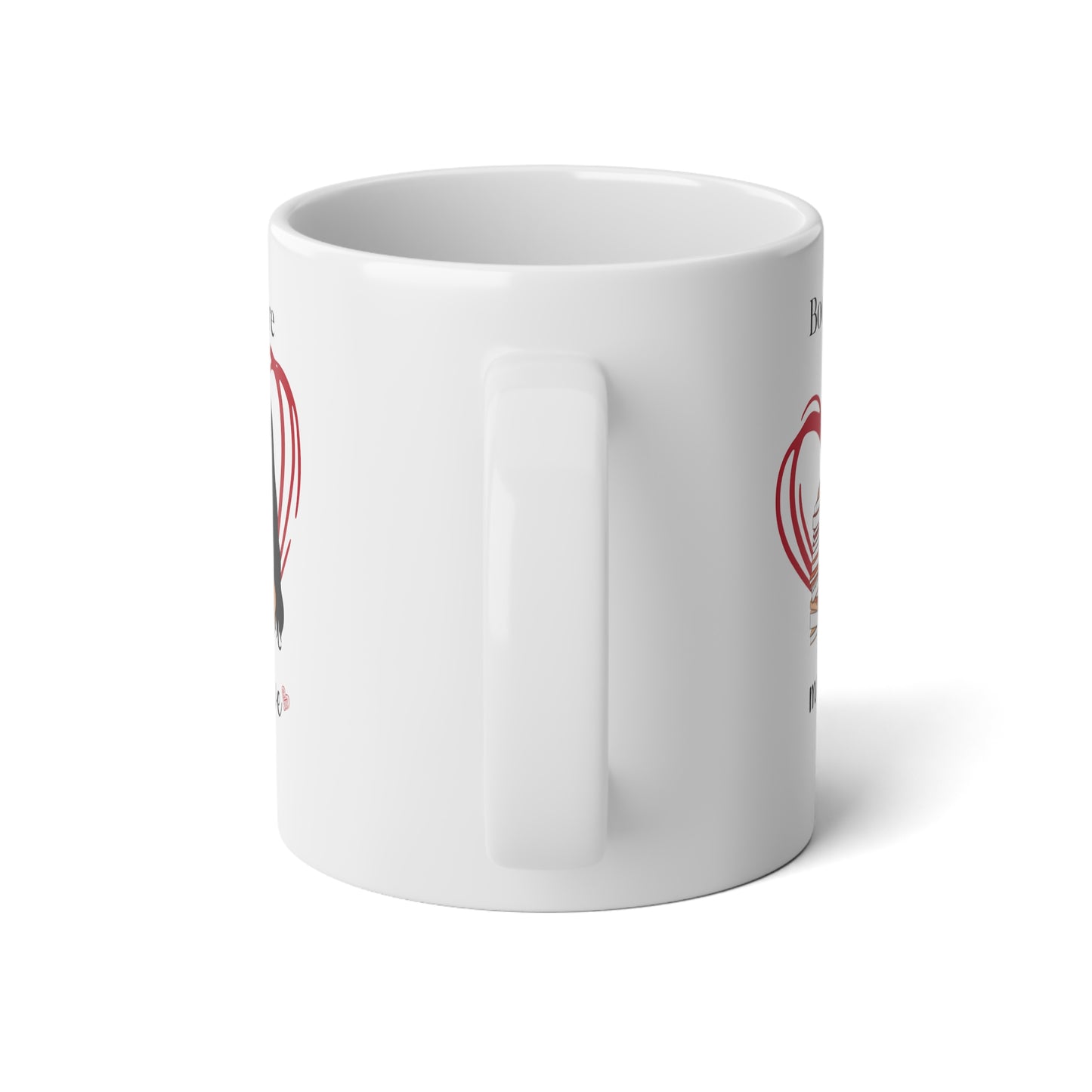 Books are My Love Jumbo Mug, 20oz