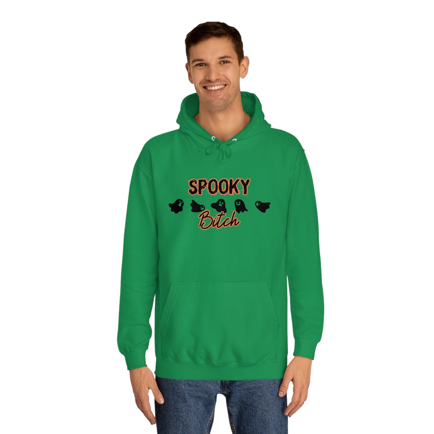 Spooky Bitch Unisex College Hoodie