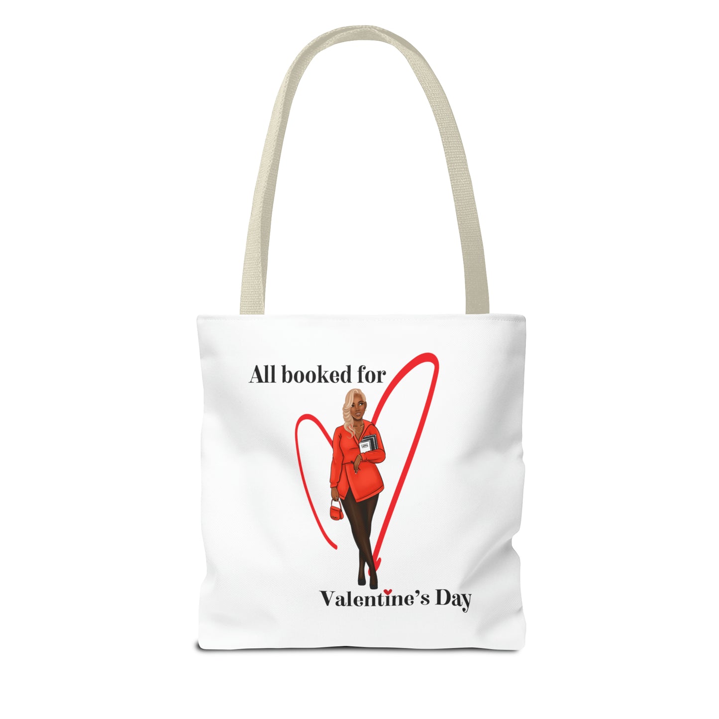 All Booked for Valentines Day Tote Bag