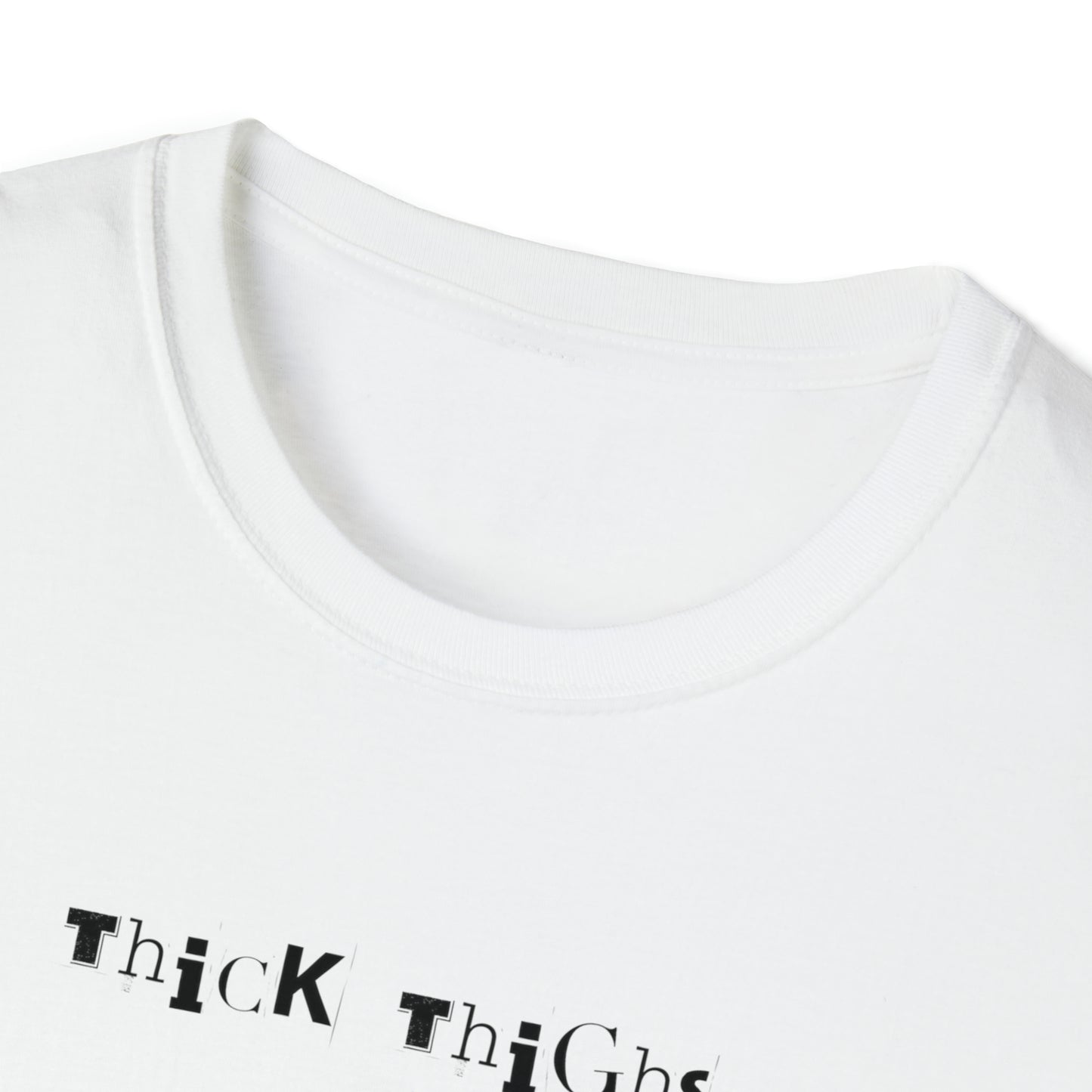 Thick Thighs Save Lies Unisex Softstyle T-Shirt