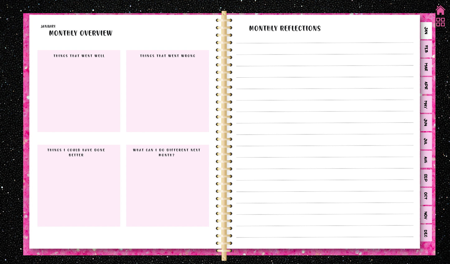 2024 Undated Digital Planner (Landscape)