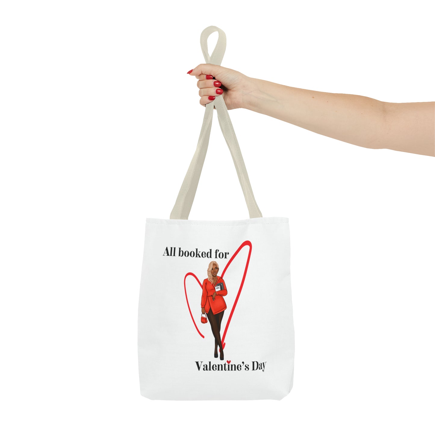 All Booked for Valentines Day Tote Bag