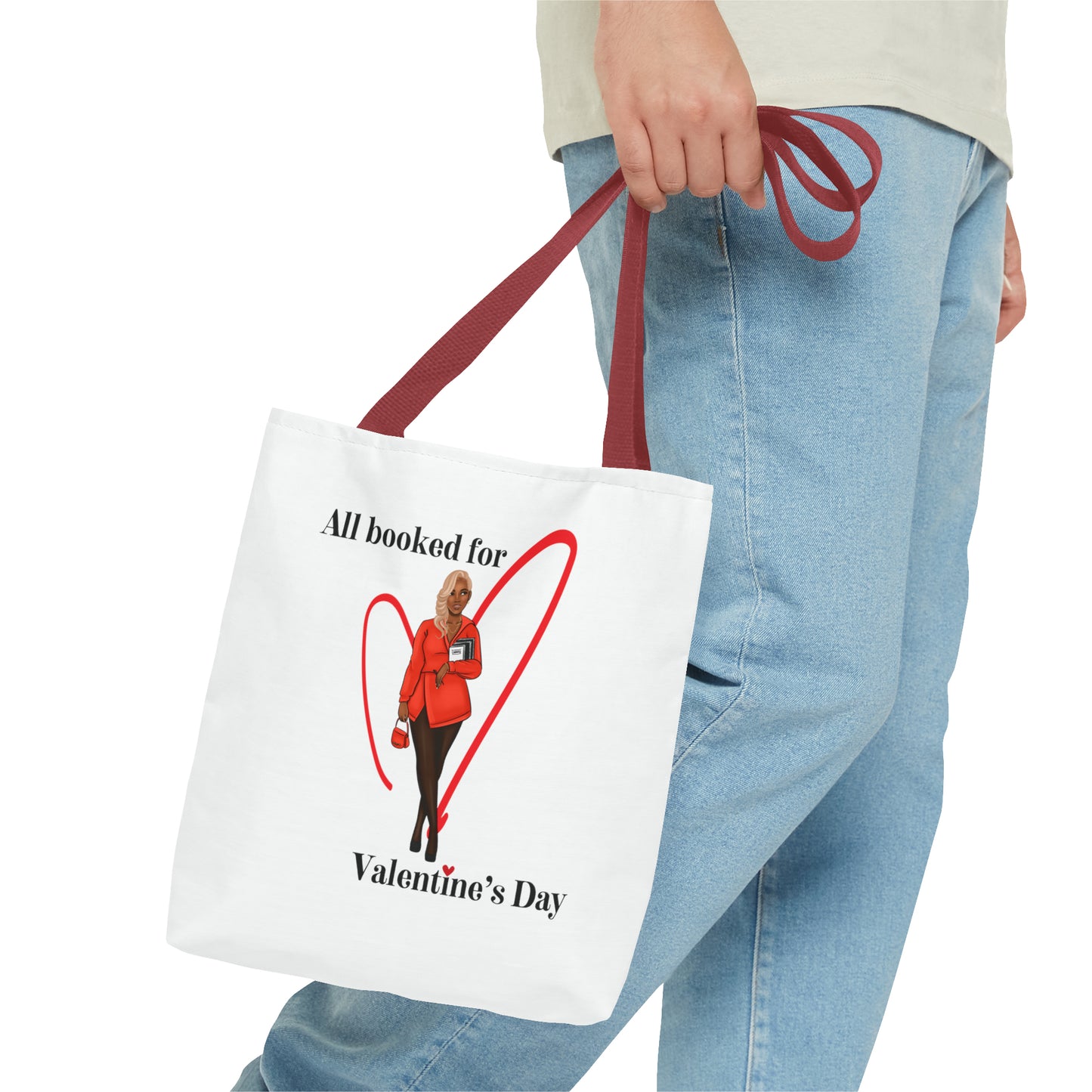 All Booked for Valentines Day Tote Bag