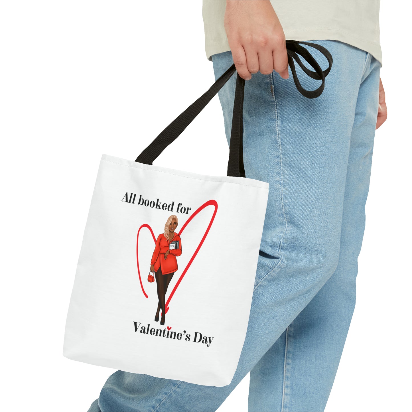 All Booked for Valentines Day Tote Bag