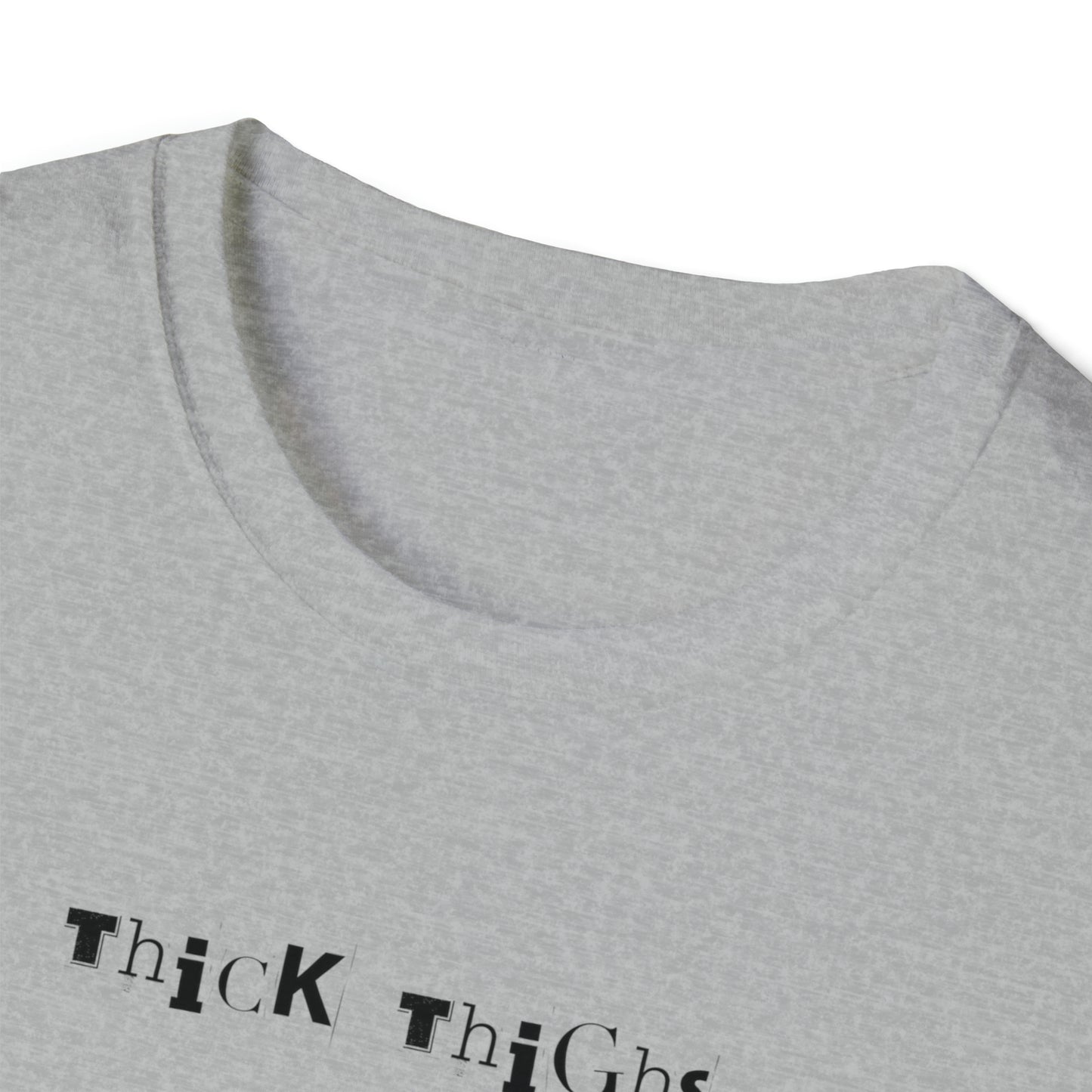Thick Thighs Save Lies Unisex Softstyle T-Shirt