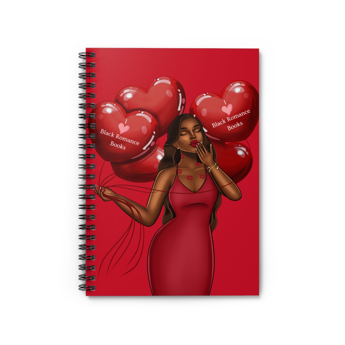 Valentine's Day Spiral Notebook - Ruled Line