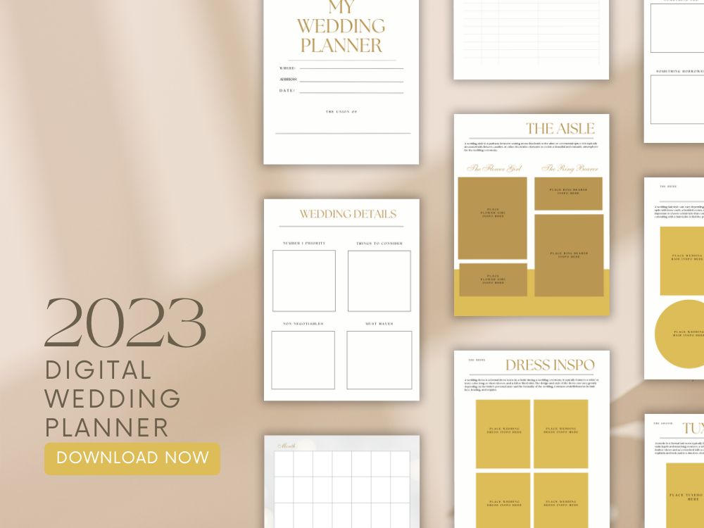 2023 Digital Wedding Planner