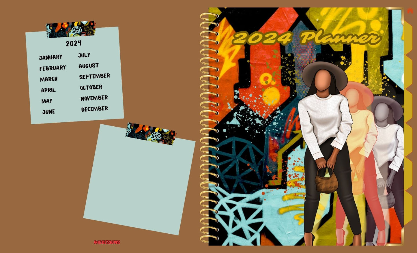 2024 Dated Digital Planner (Landscape)