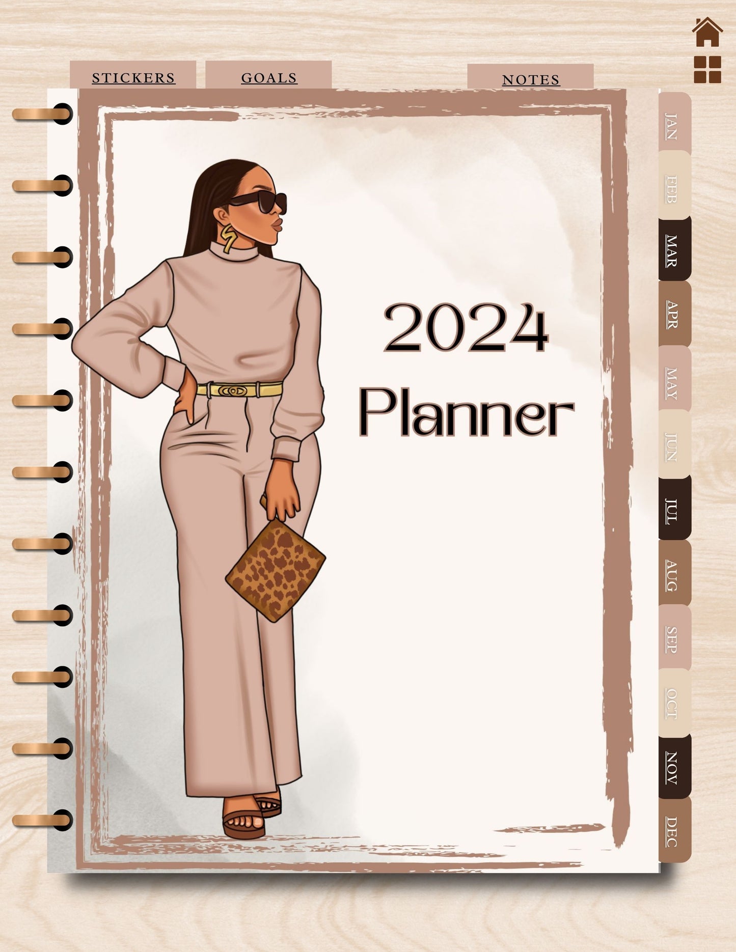 2024 Undated Digital Planner