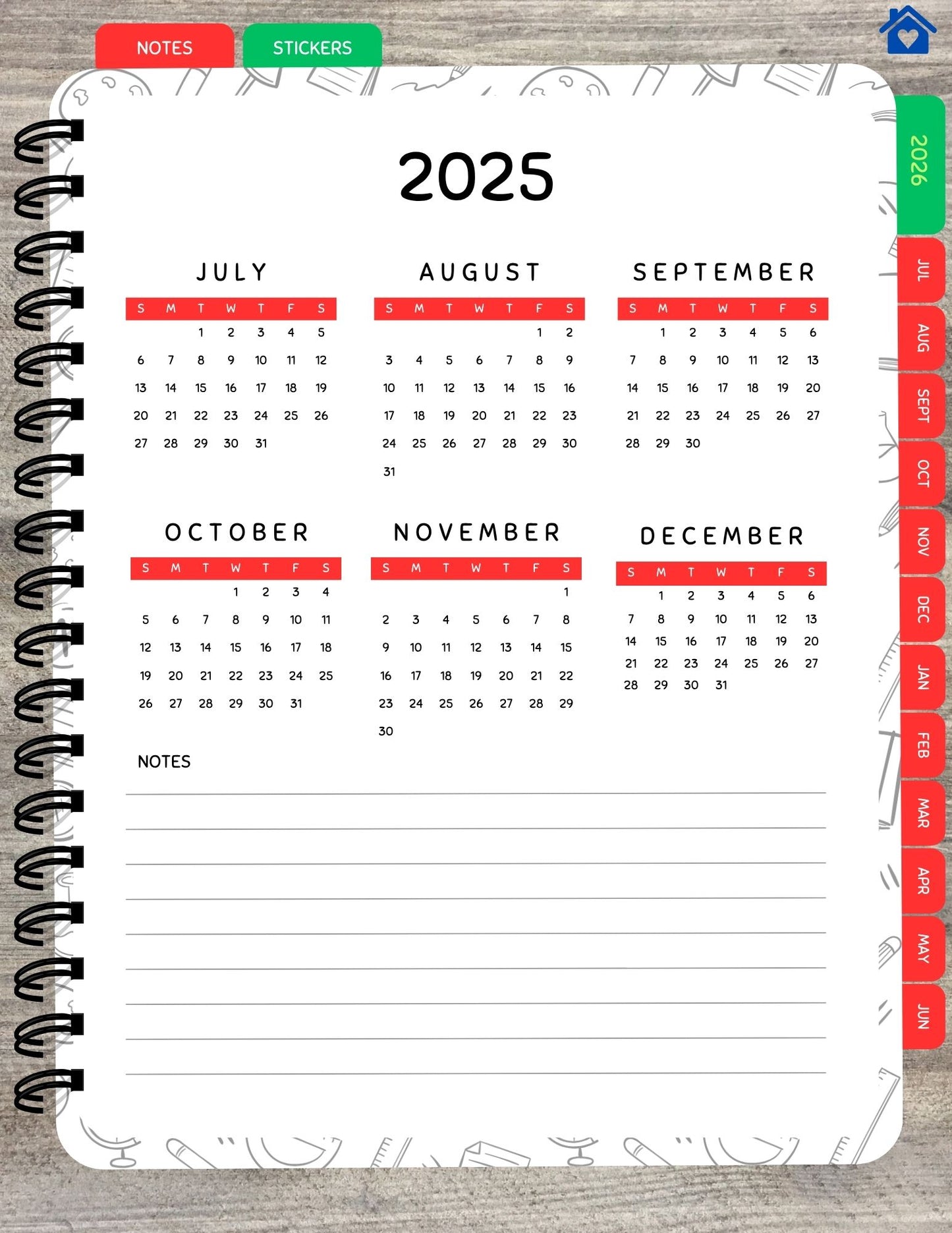 2025-2026 Digital Teacher Planner