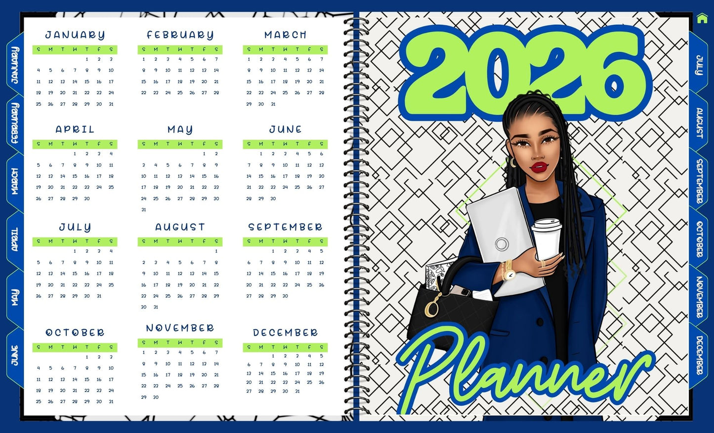 2026 Digital Planner (Landscape)