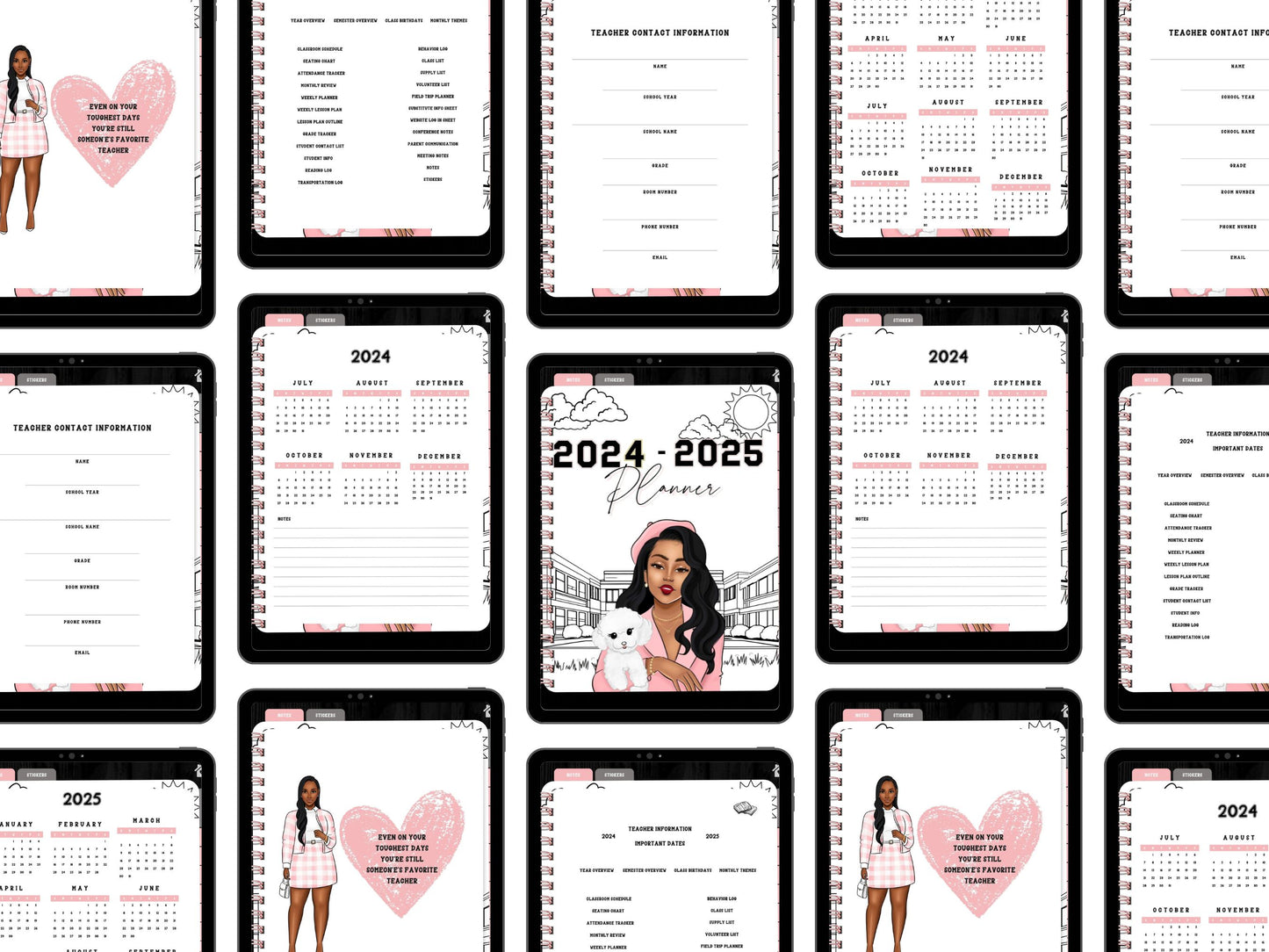 2024-2025 DIGITAL TEACHER PLANNER