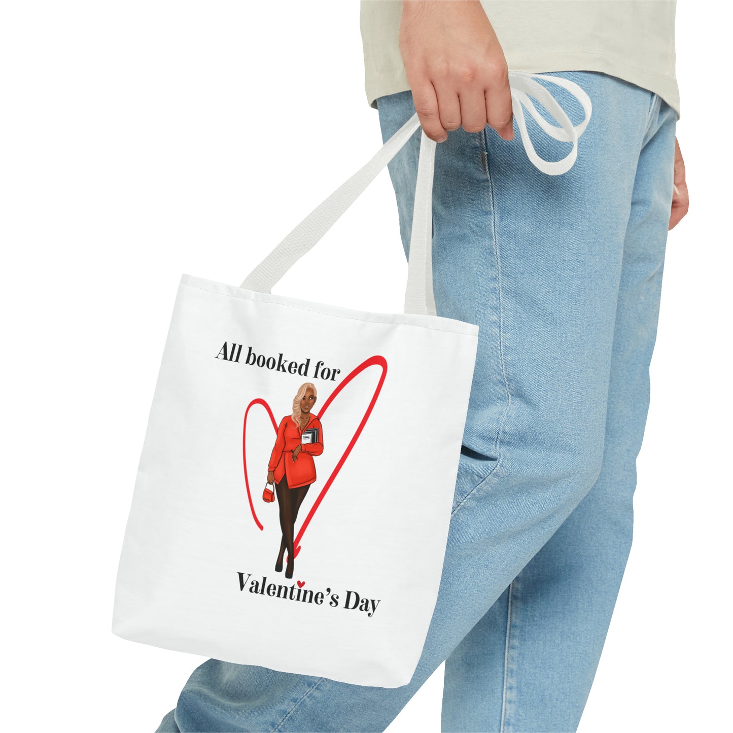 All Booked for Valentines Day Tote Bag