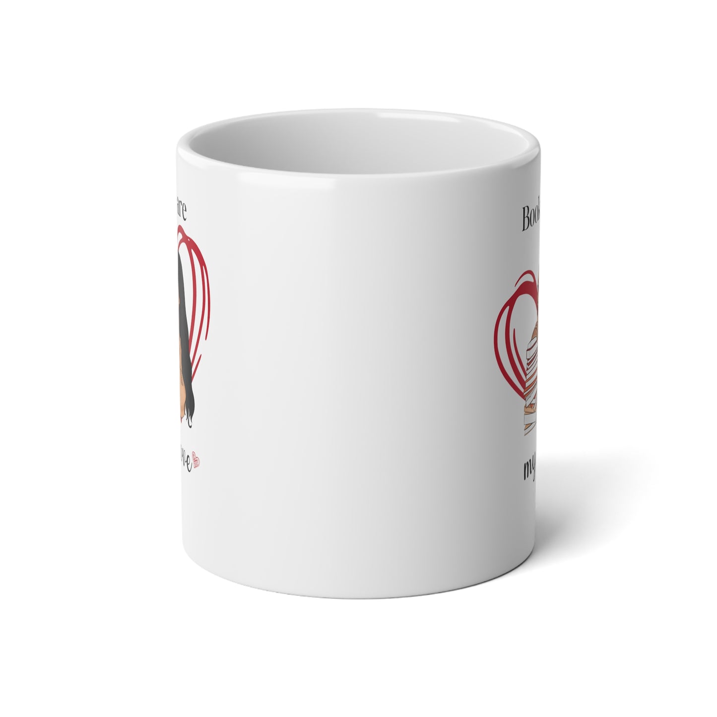 Books are My Love Jumbo Mug, 20oz