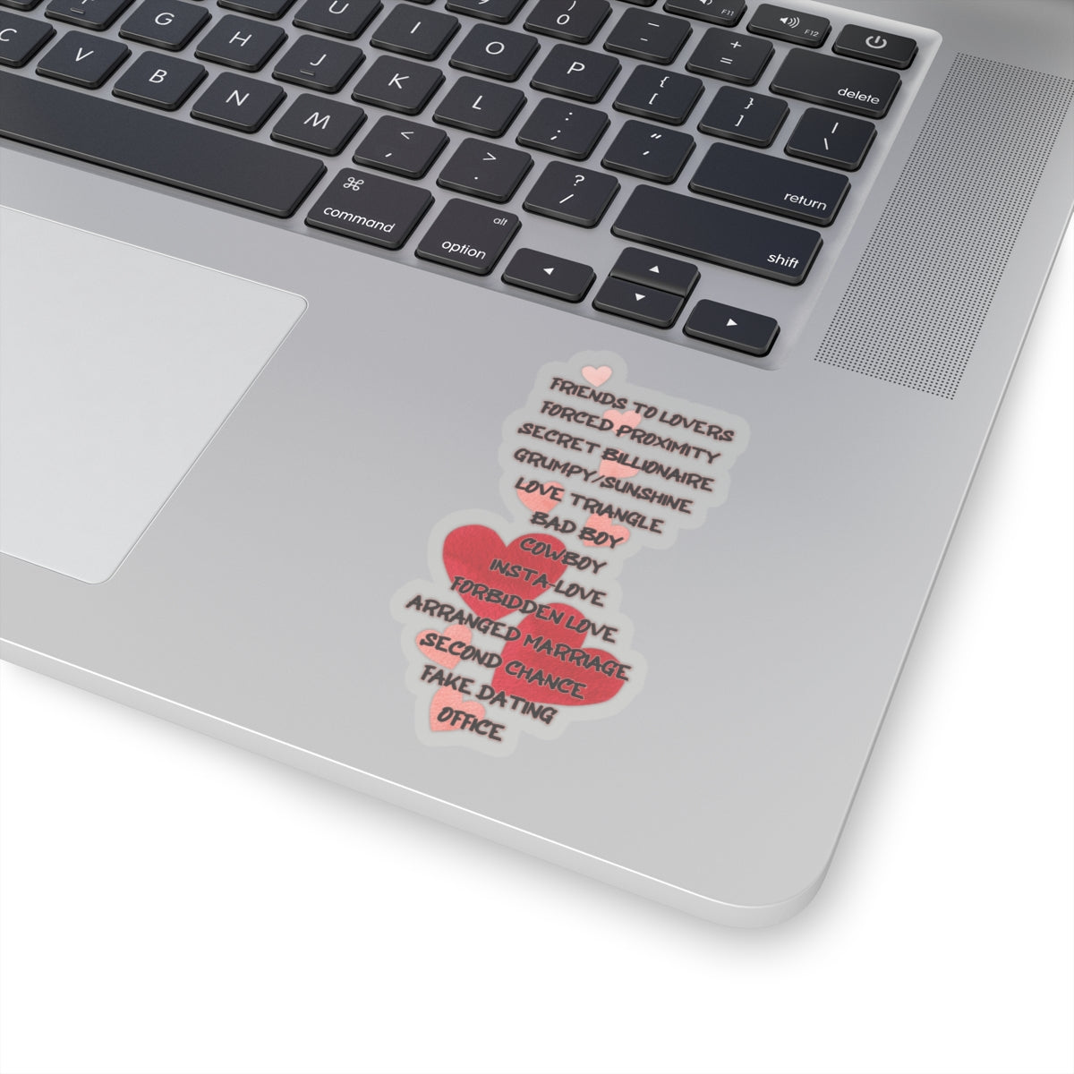 Romance Tropes Kiss-Cut Sticker
