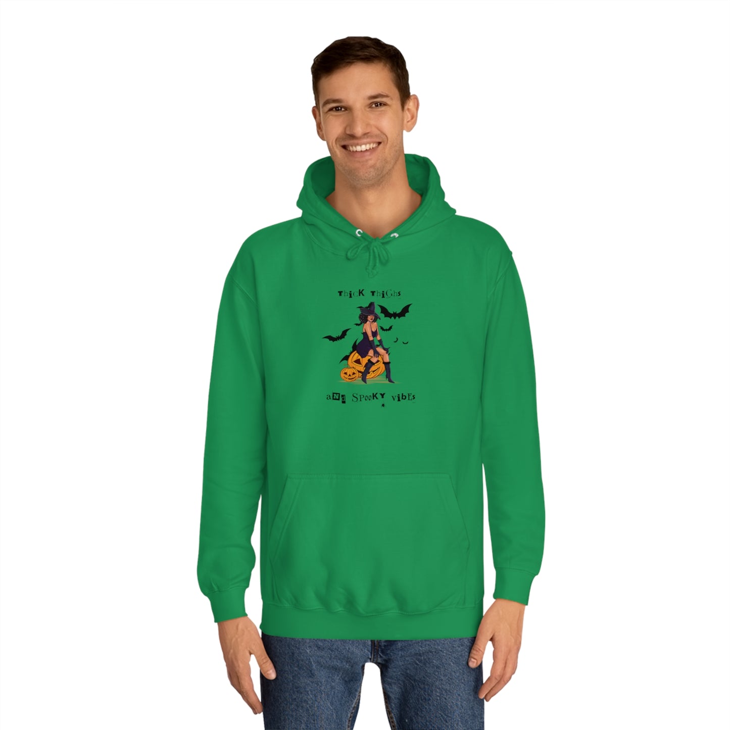Thick Thighs Save Lives Unisex College Hoodie