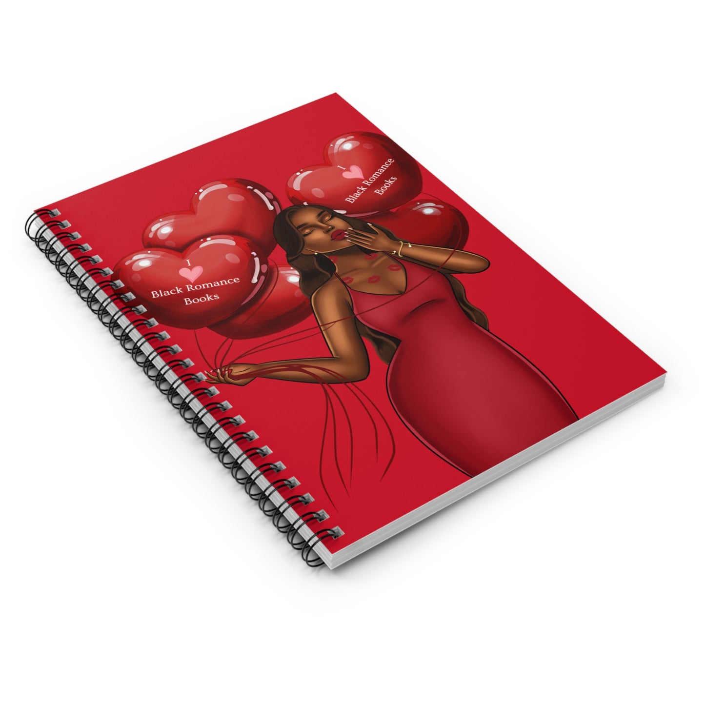 Valentine's Day Spiral Notebook - Ruled Line