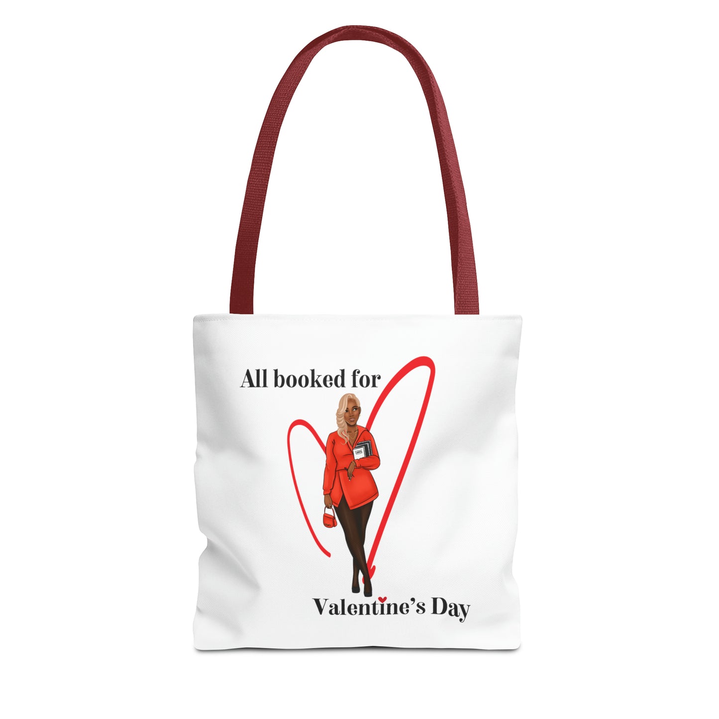 All Booked for Valentines Day Tote Bag