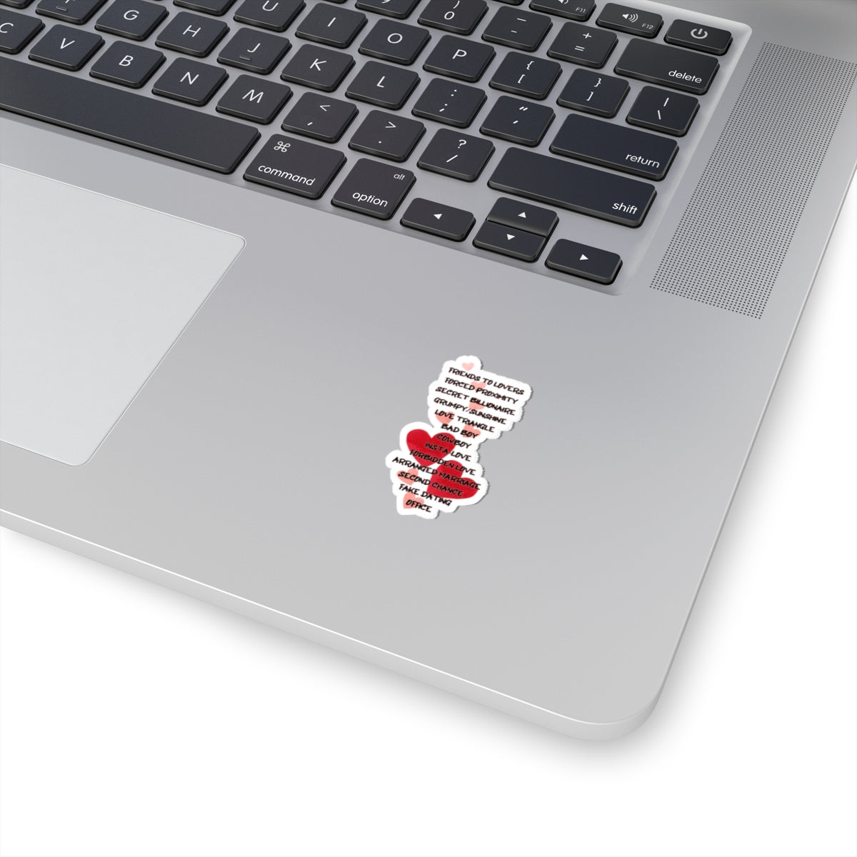 Romance Tropes Kiss-Cut Sticker