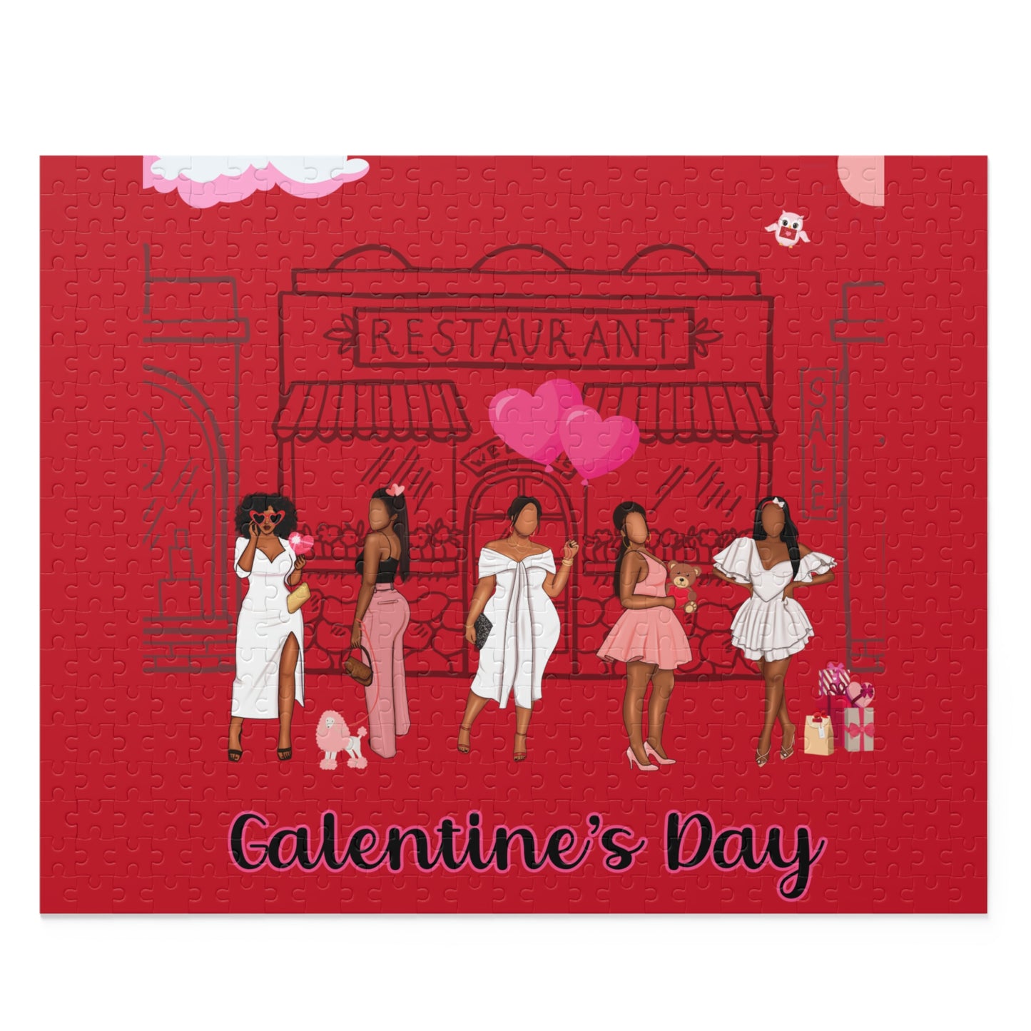 Galentine's Day Puzzle (120, 252, 500-Piece)