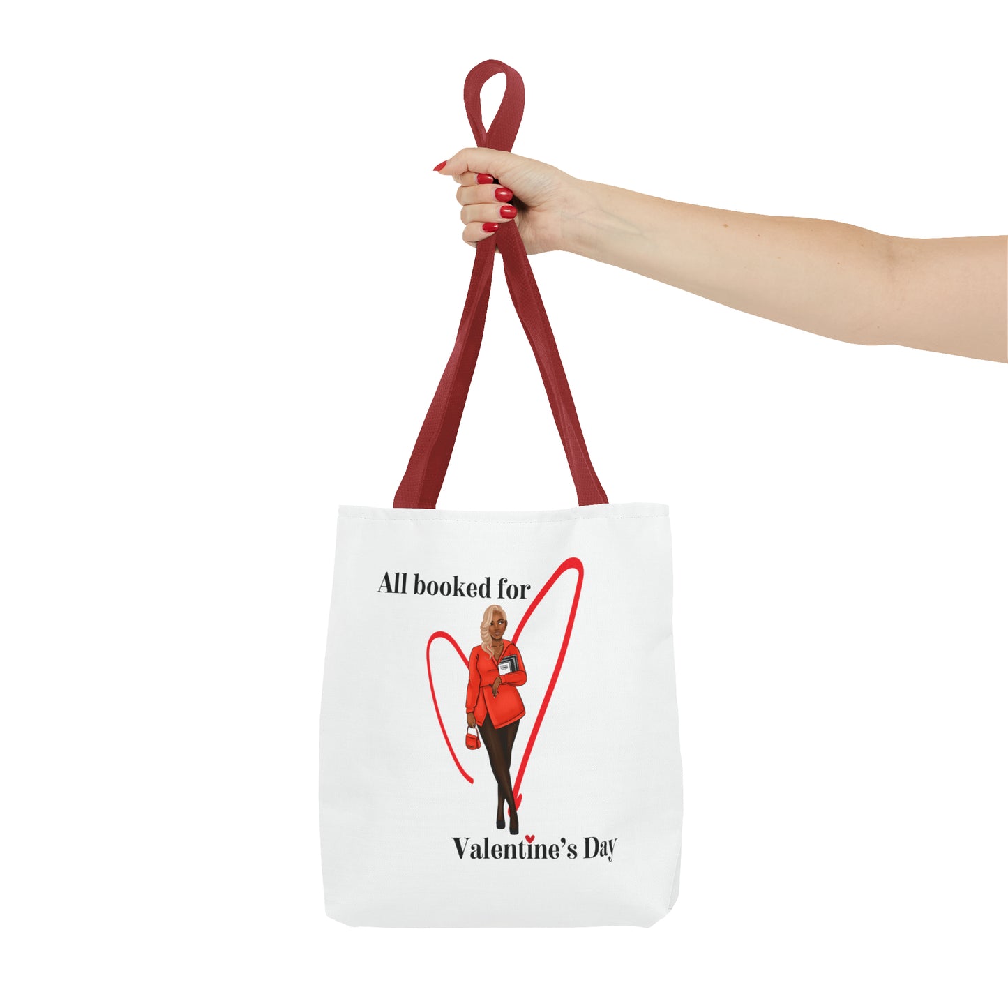 All Booked for Valentines Day Tote Bag