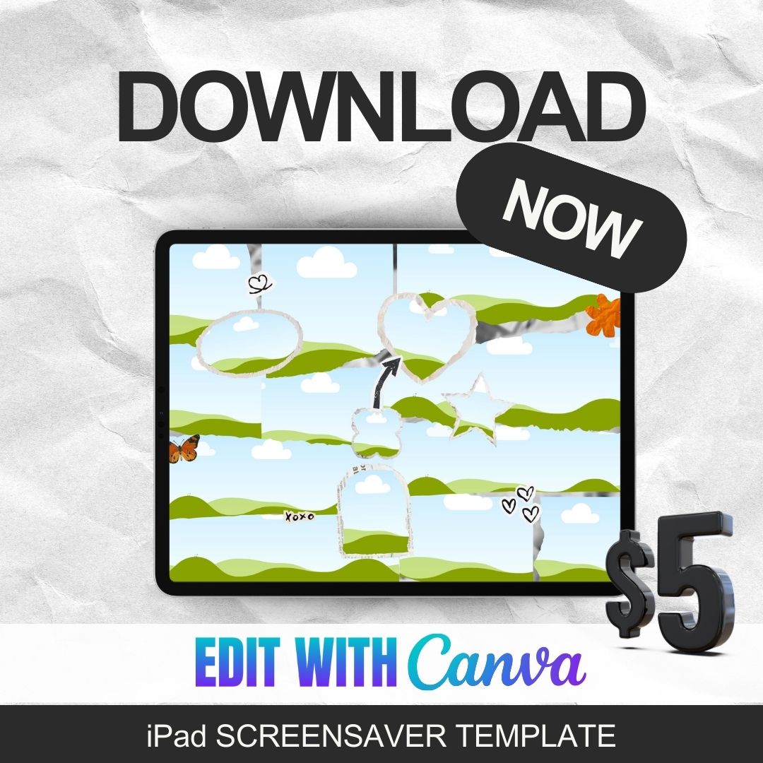 iPad Wallpaper Template (Landscape)
