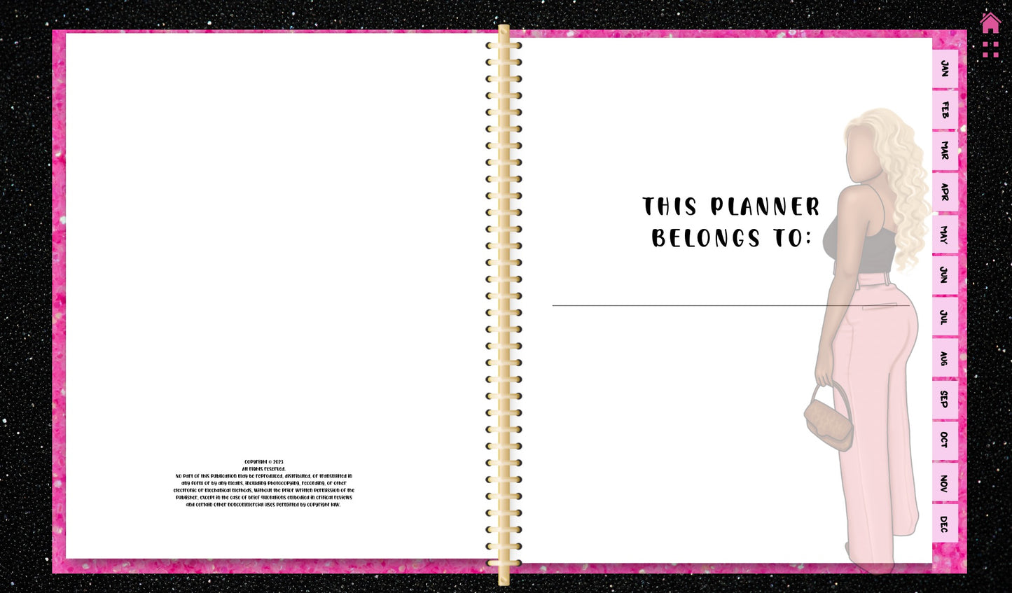 2024 Undated Digital Planner (Landscape)