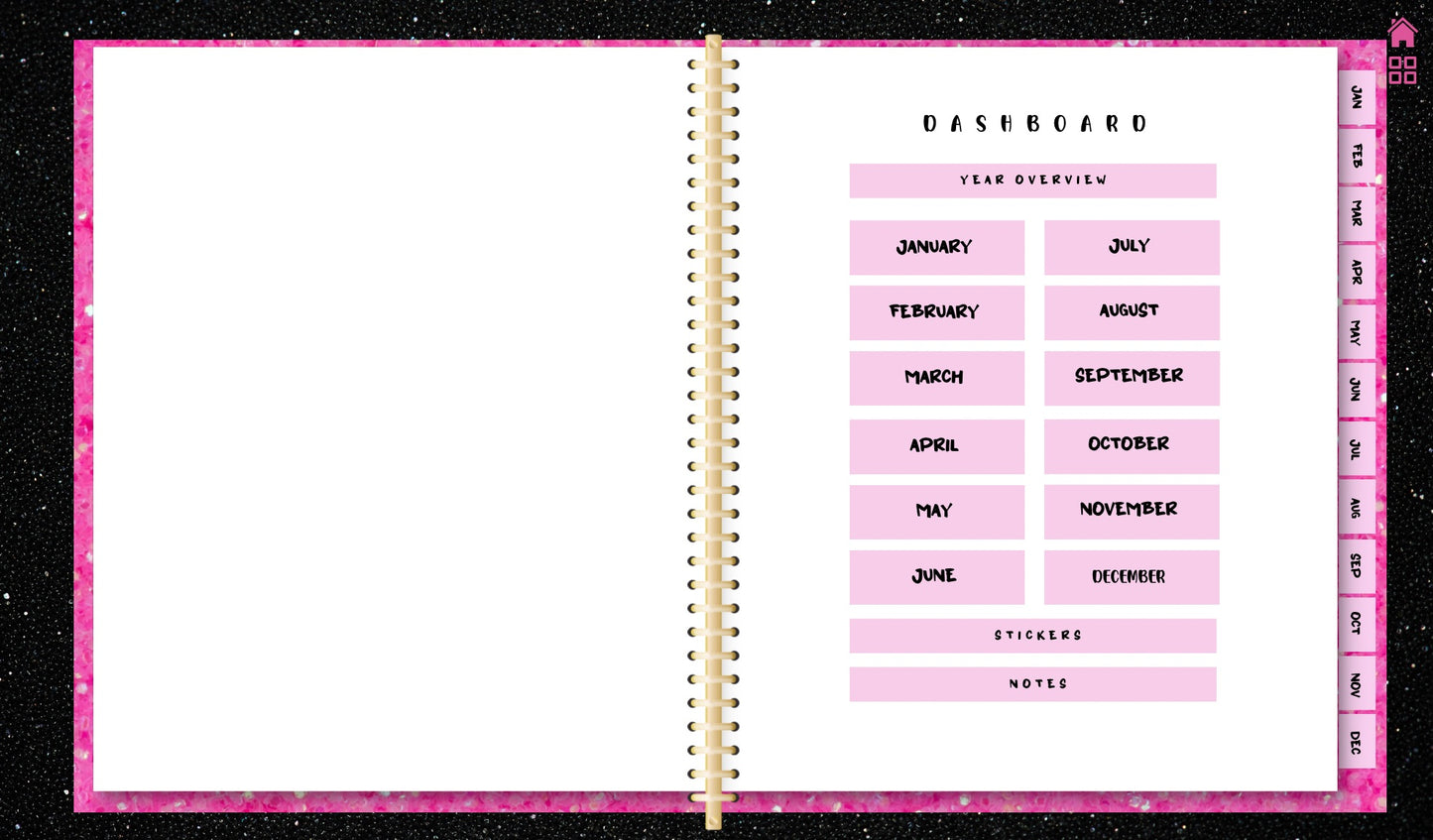 2024 Undated Digital Planner (Landscape)