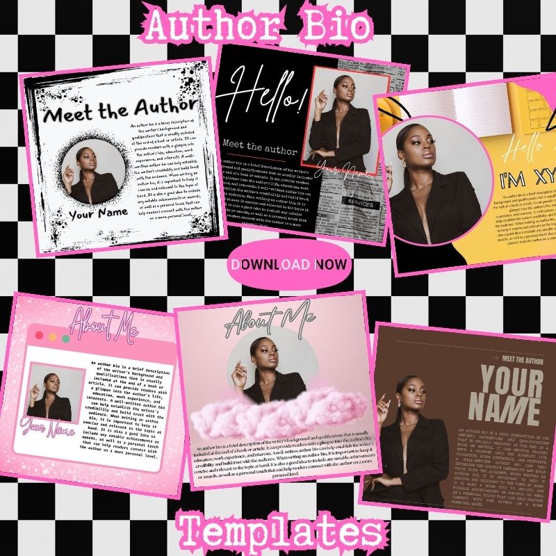 Author Bio Templates