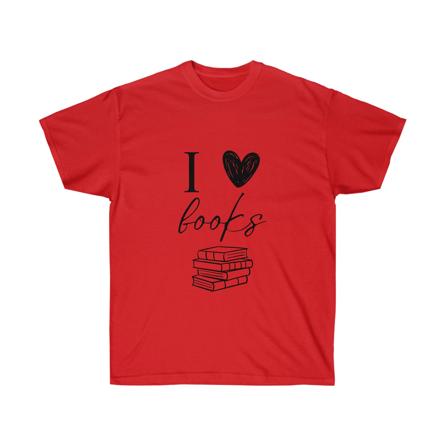 I Love Books Unisex Ultra Cotton Tee