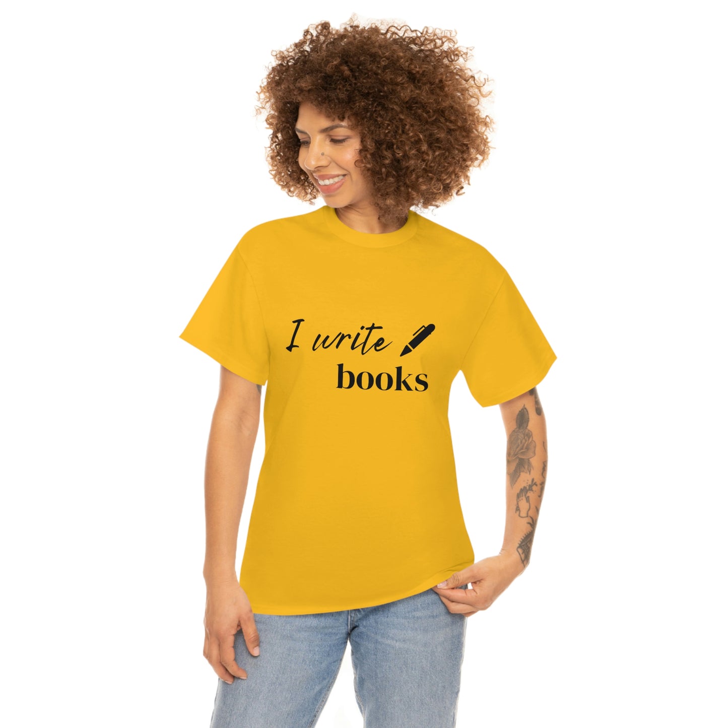 I Write Books Unisex Heavy Cotton Tee