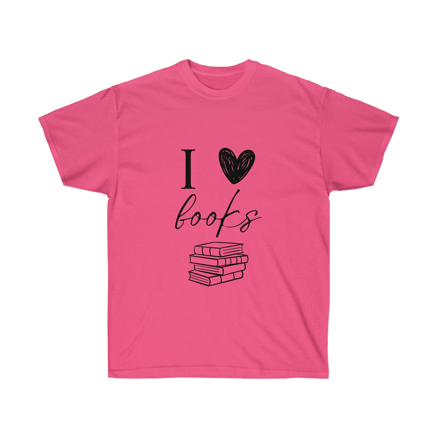 I Love Books Unisex Ultra Cotton Tee