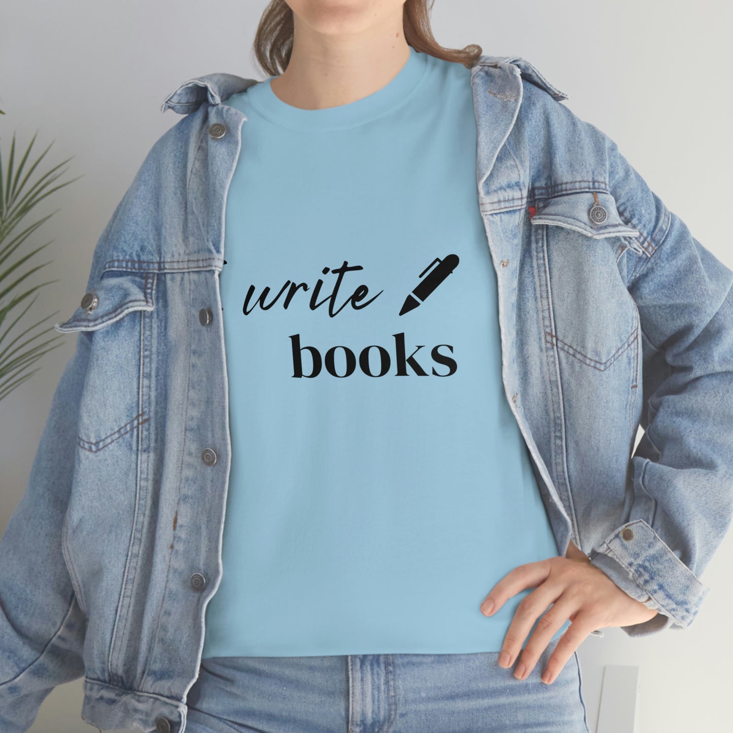 I Write Books Unisex Heavy Cotton Tee