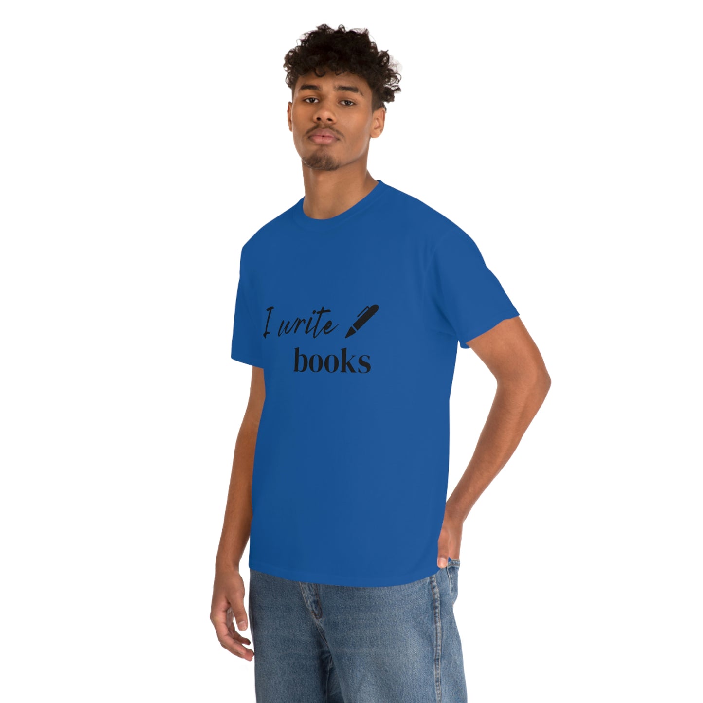 I Write Books Unisex Heavy Cotton Tee