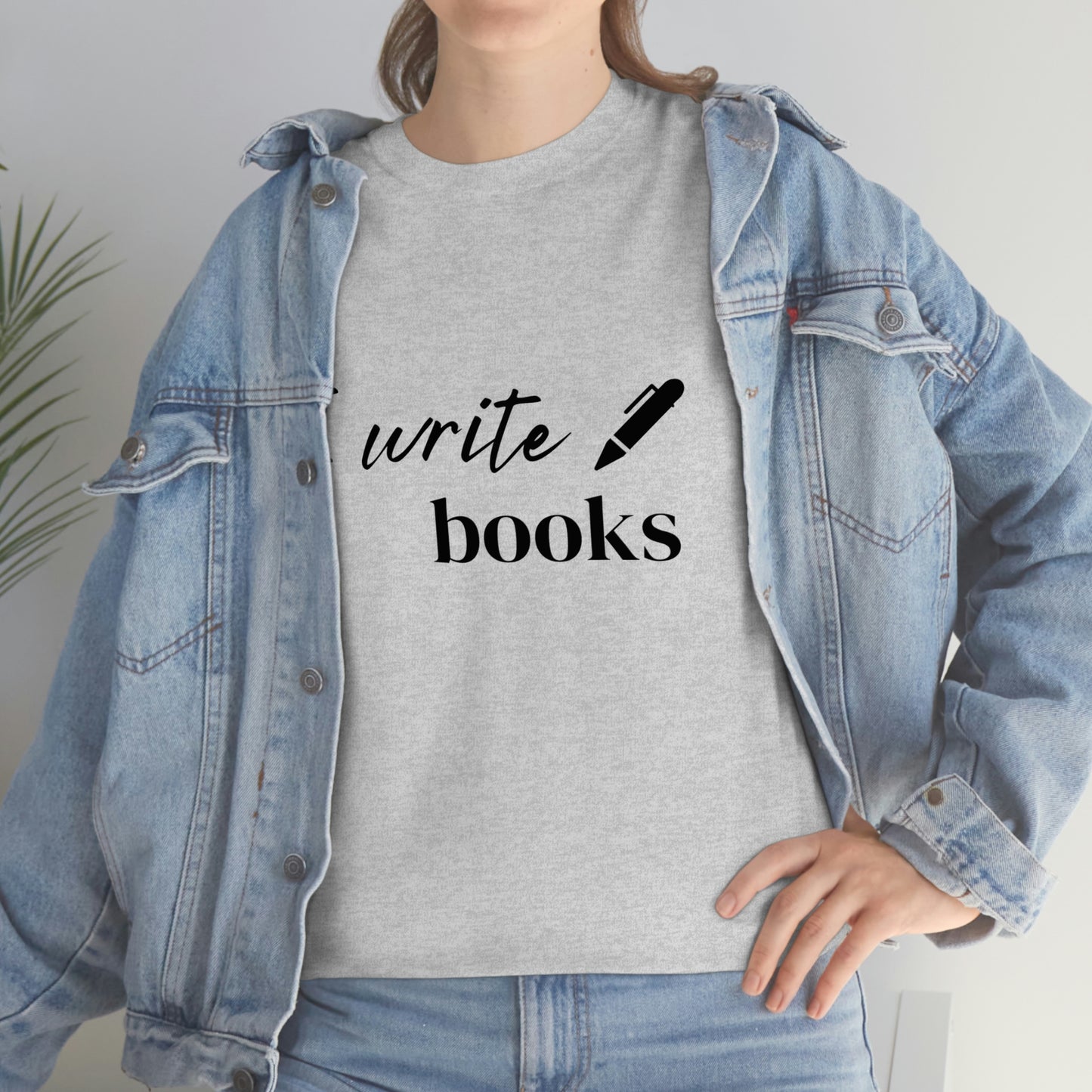 I Write Books Unisex Heavy Cotton Tee