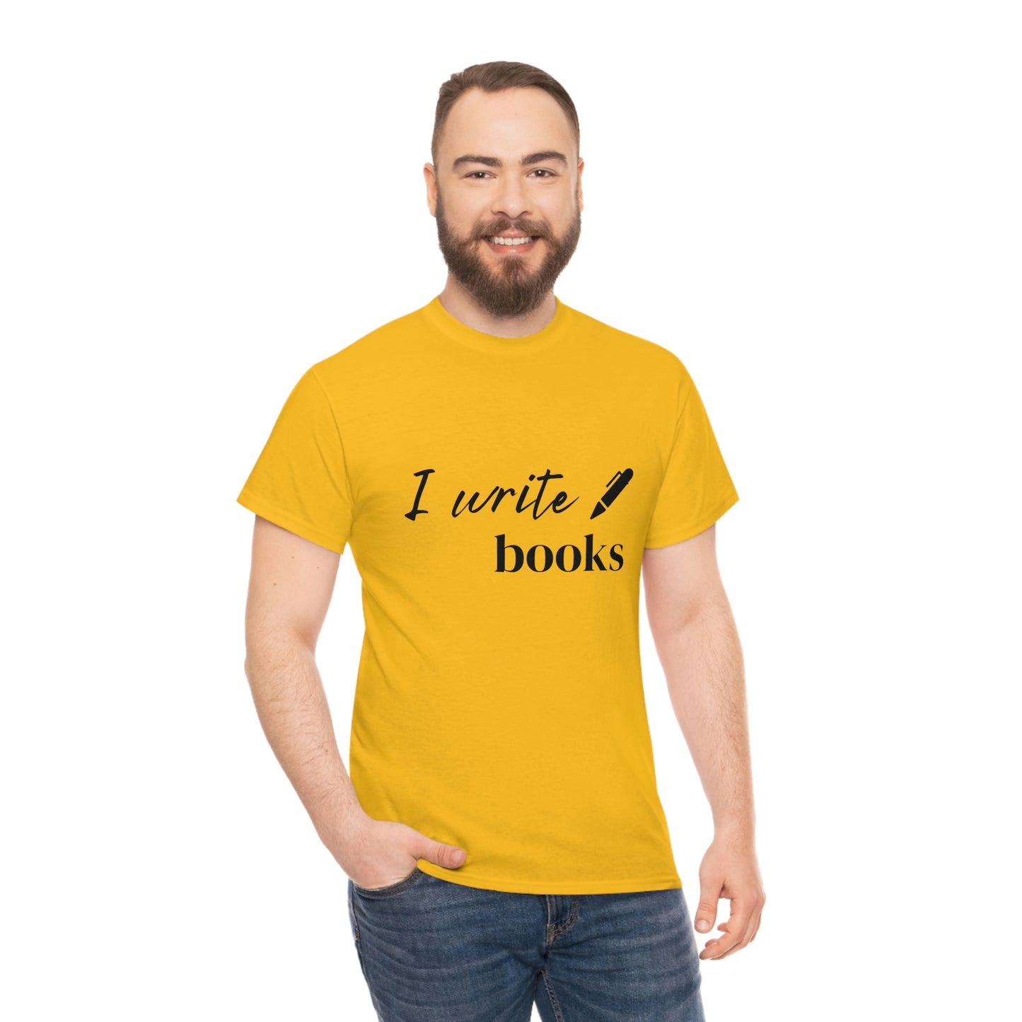 I Write Books Unisex Heavy Cotton Tee