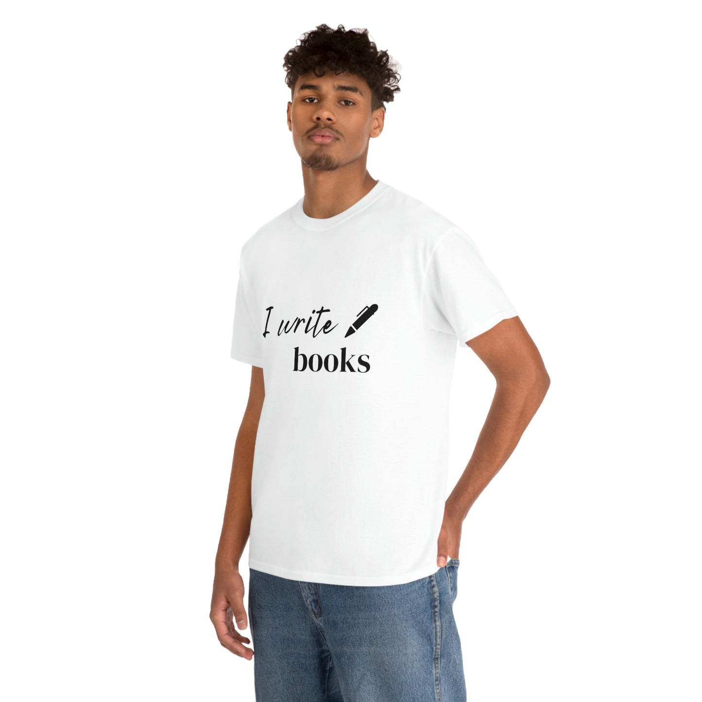 I Write Books Unisex Heavy Cotton Tee