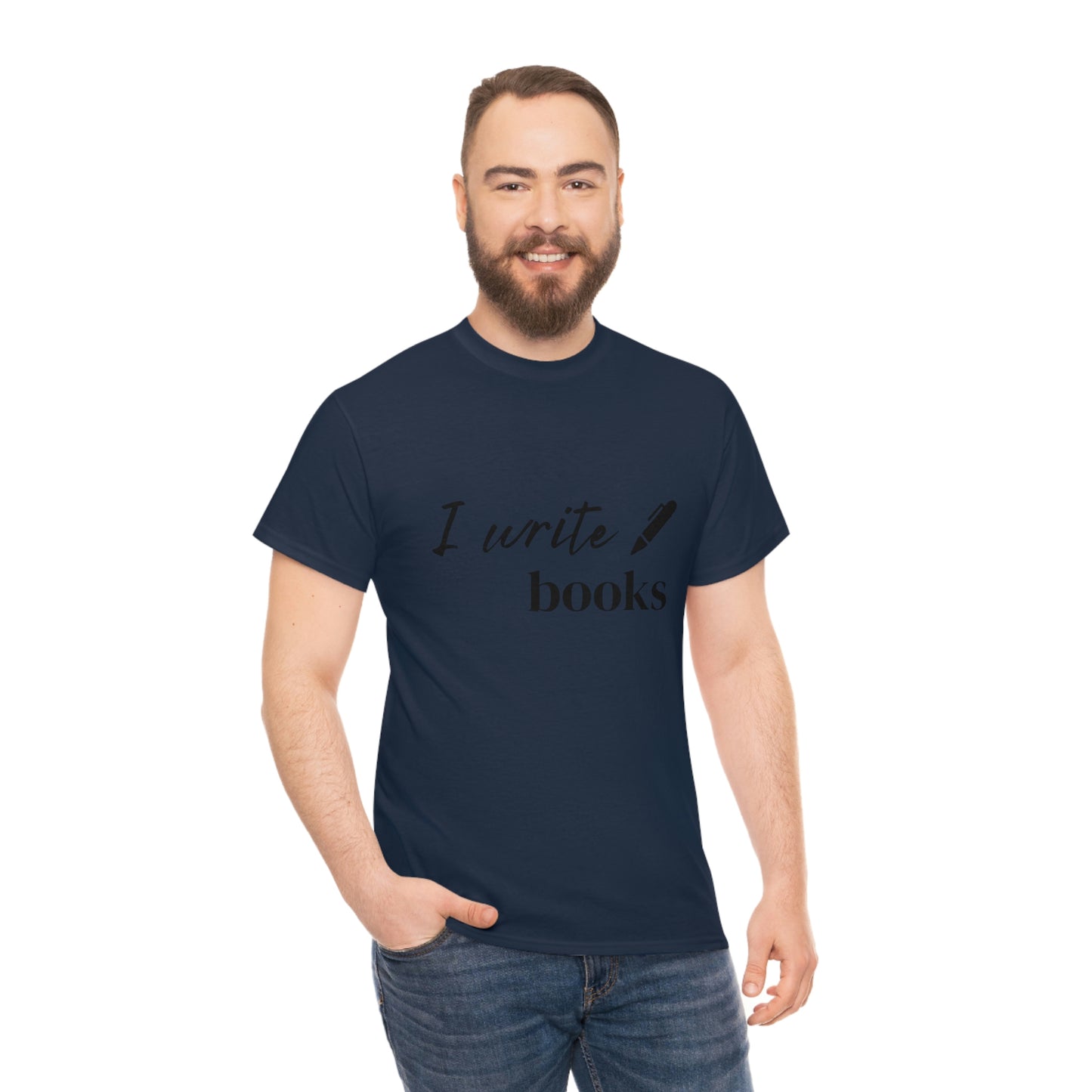 I Write Books Unisex Heavy Cotton Tee