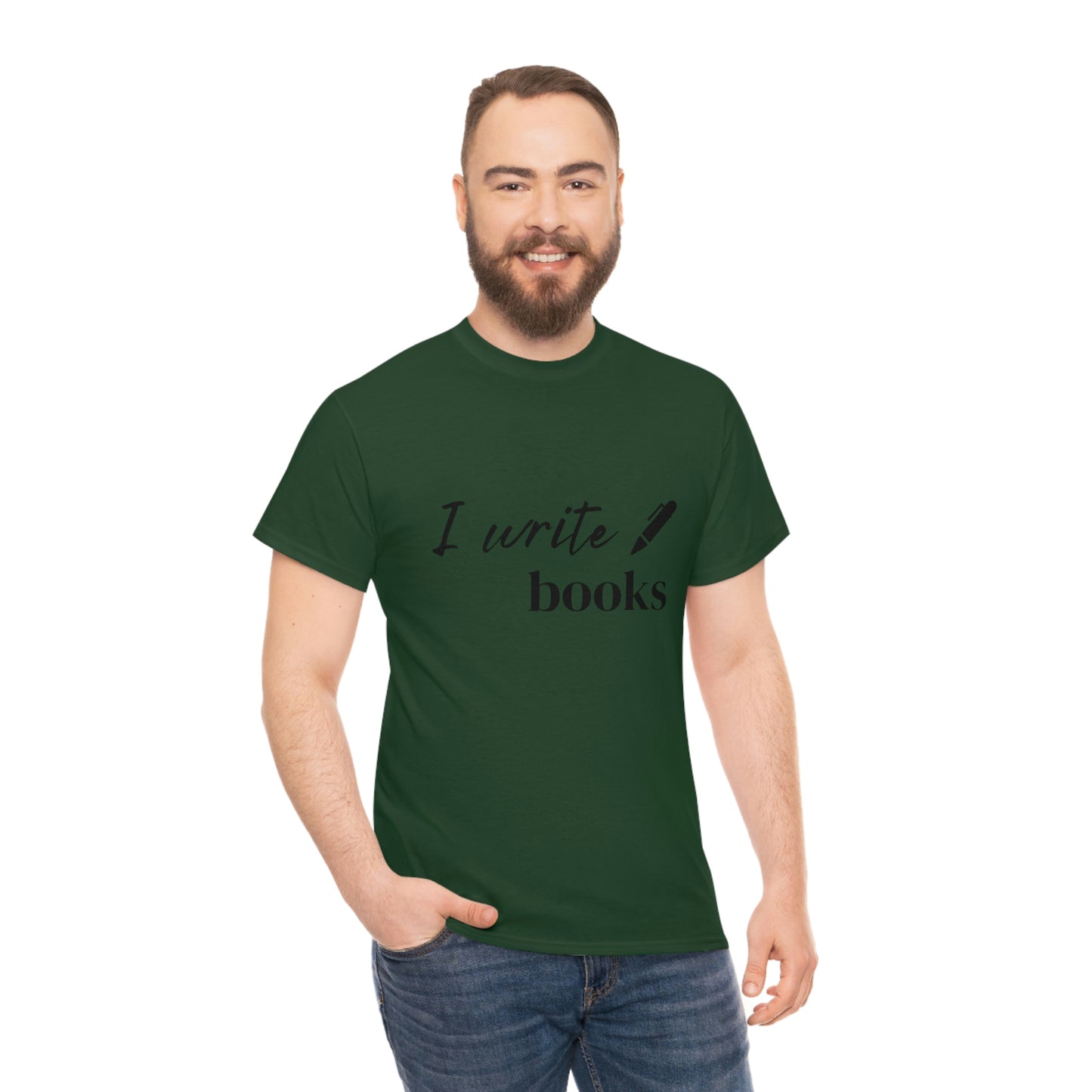 I Write Books Unisex Heavy Cotton Tee
