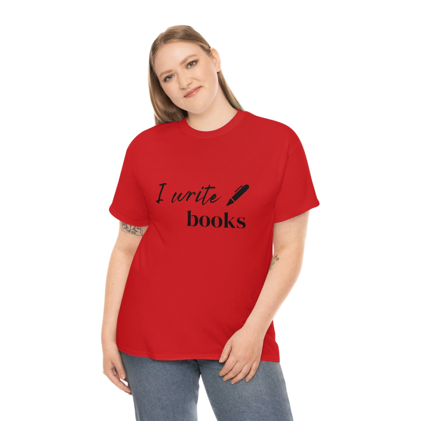 I Write Books Unisex Heavy Cotton Tee