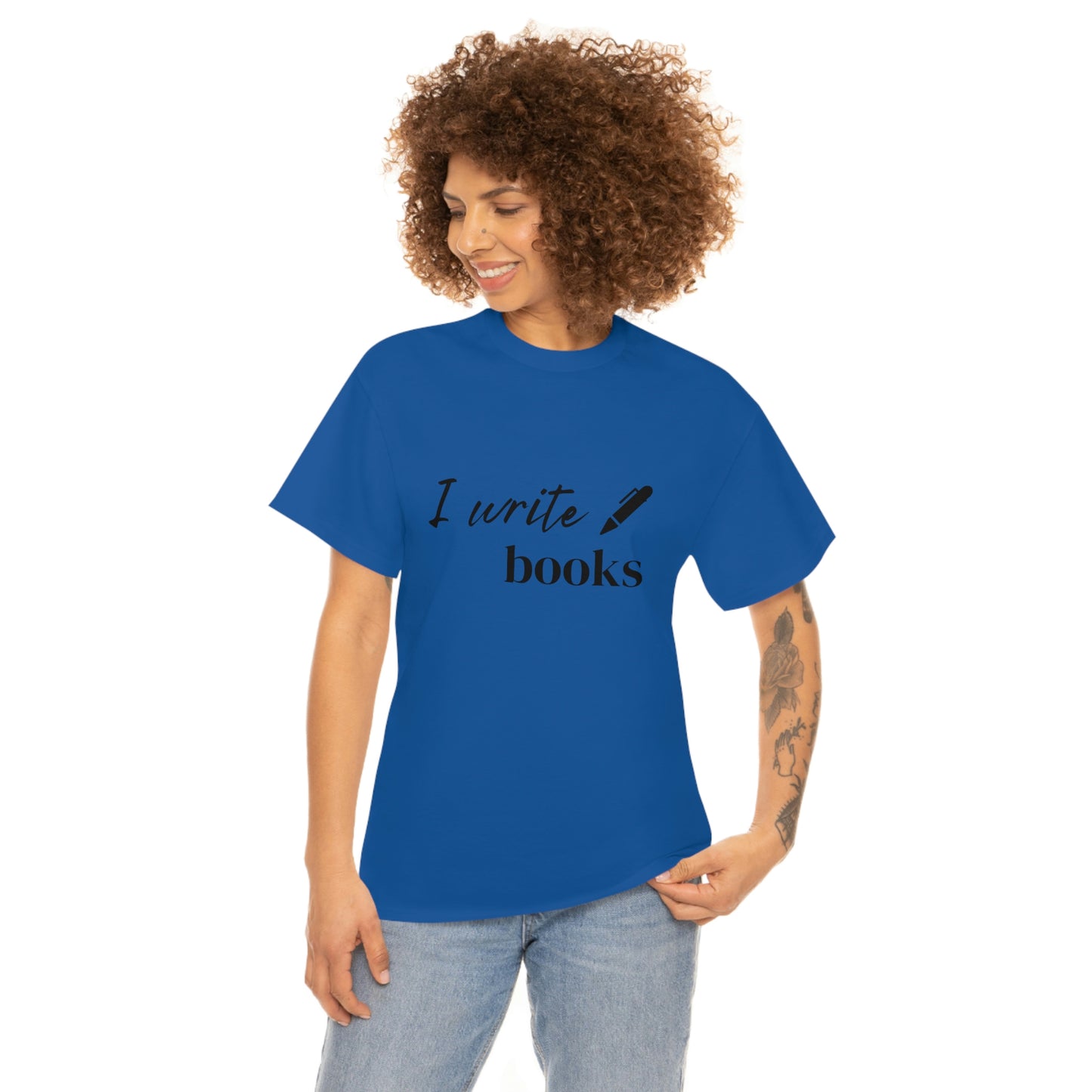 I Write Books Unisex Heavy Cotton Tee
