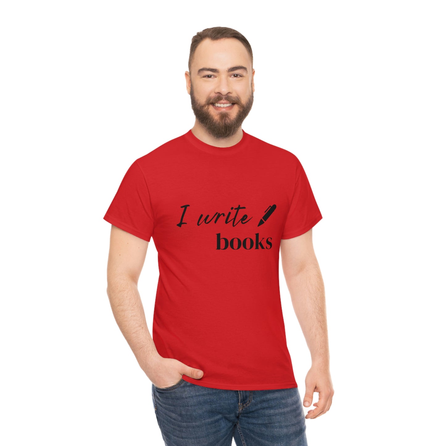 I Write Books Unisex Heavy Cotton Tee