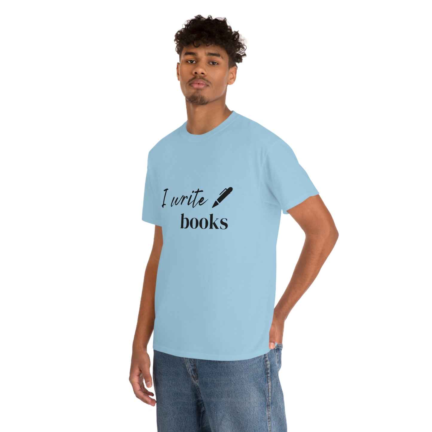 I Write Books Unisex Heavy Cotton Tee