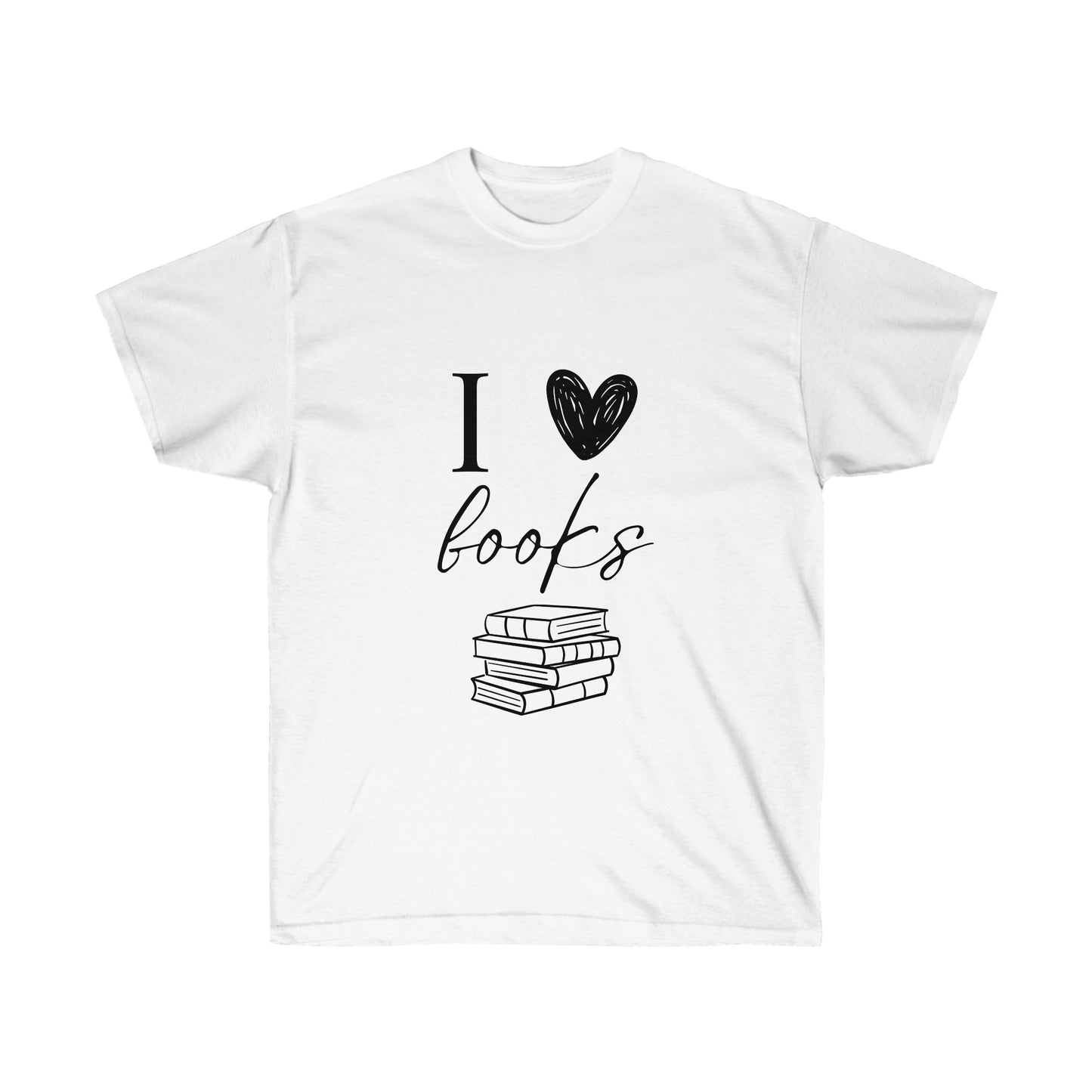 I Love Books Unisex Ultra Cotton Tee