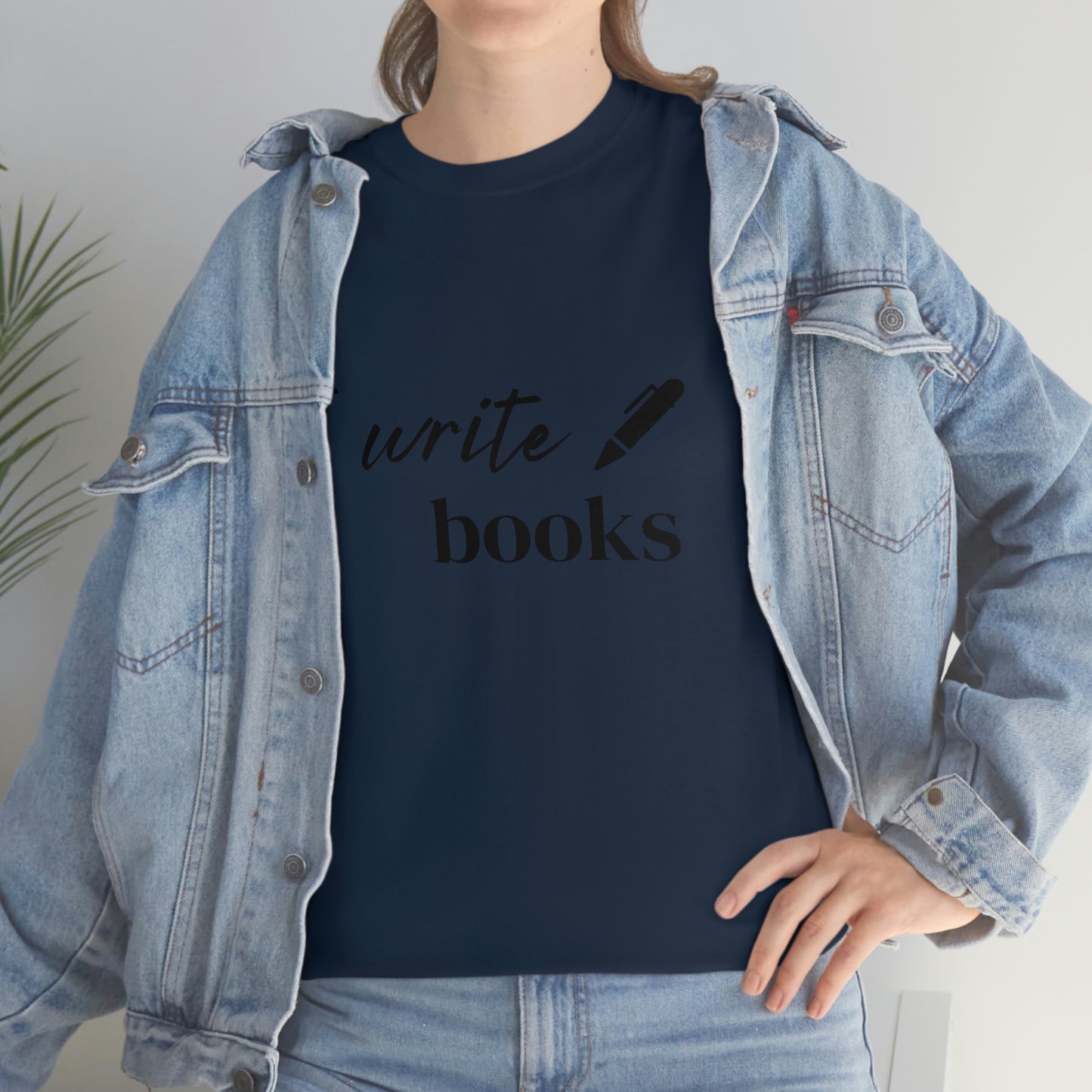 I Write Books Unisex Heavy Cotton Tee