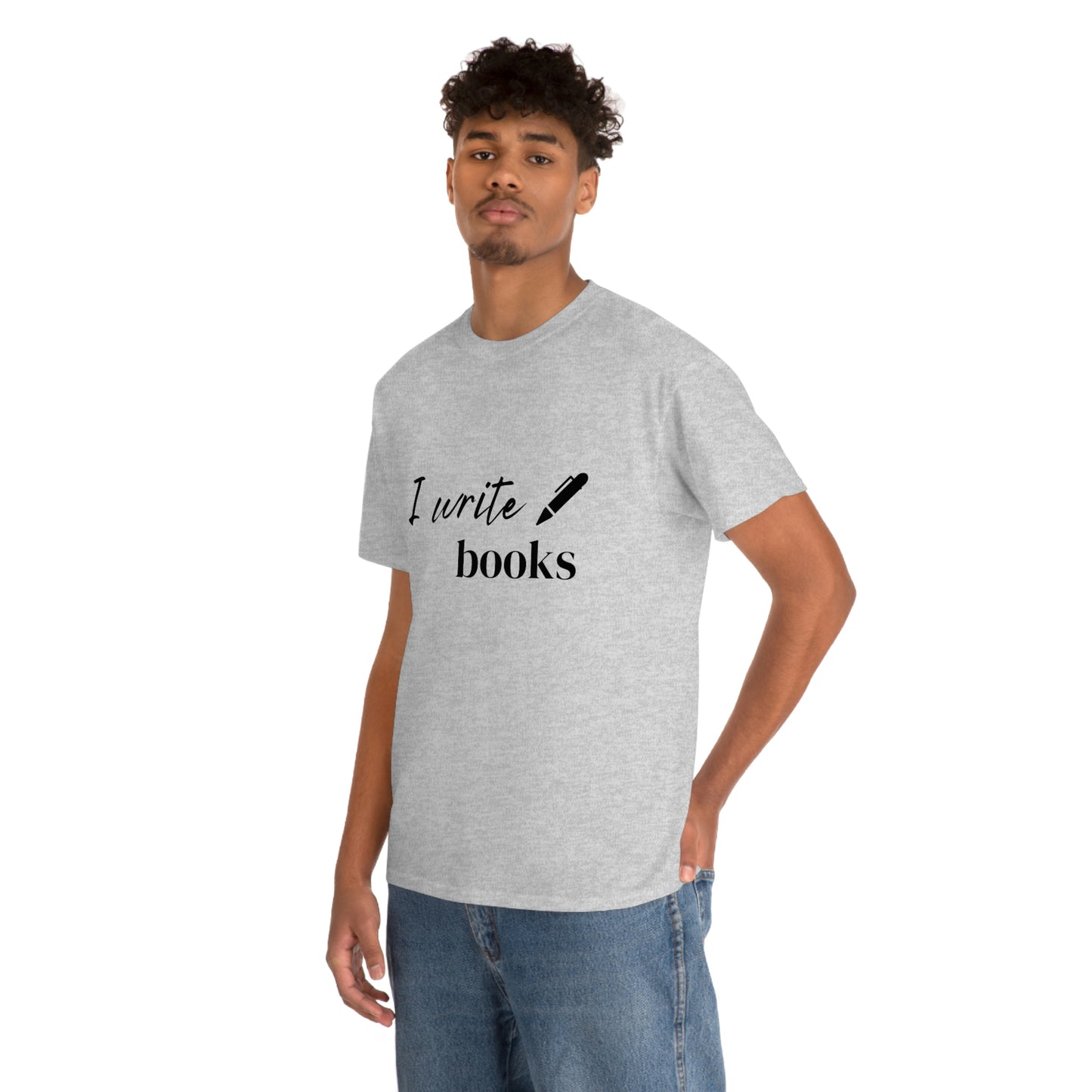 I Write Books Unisex Heavy Cotton Tee