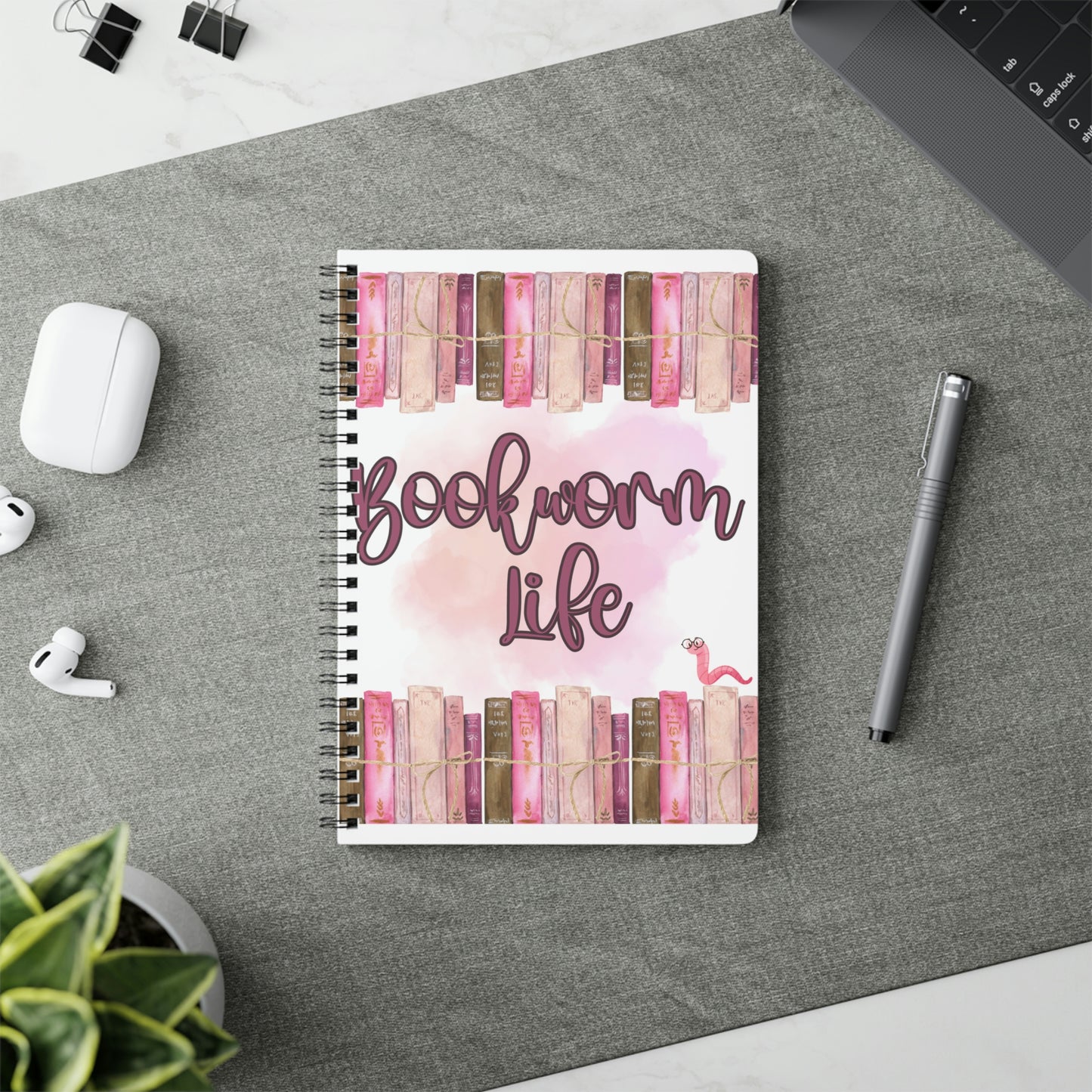 Wirobound Softcover Notebook, A5