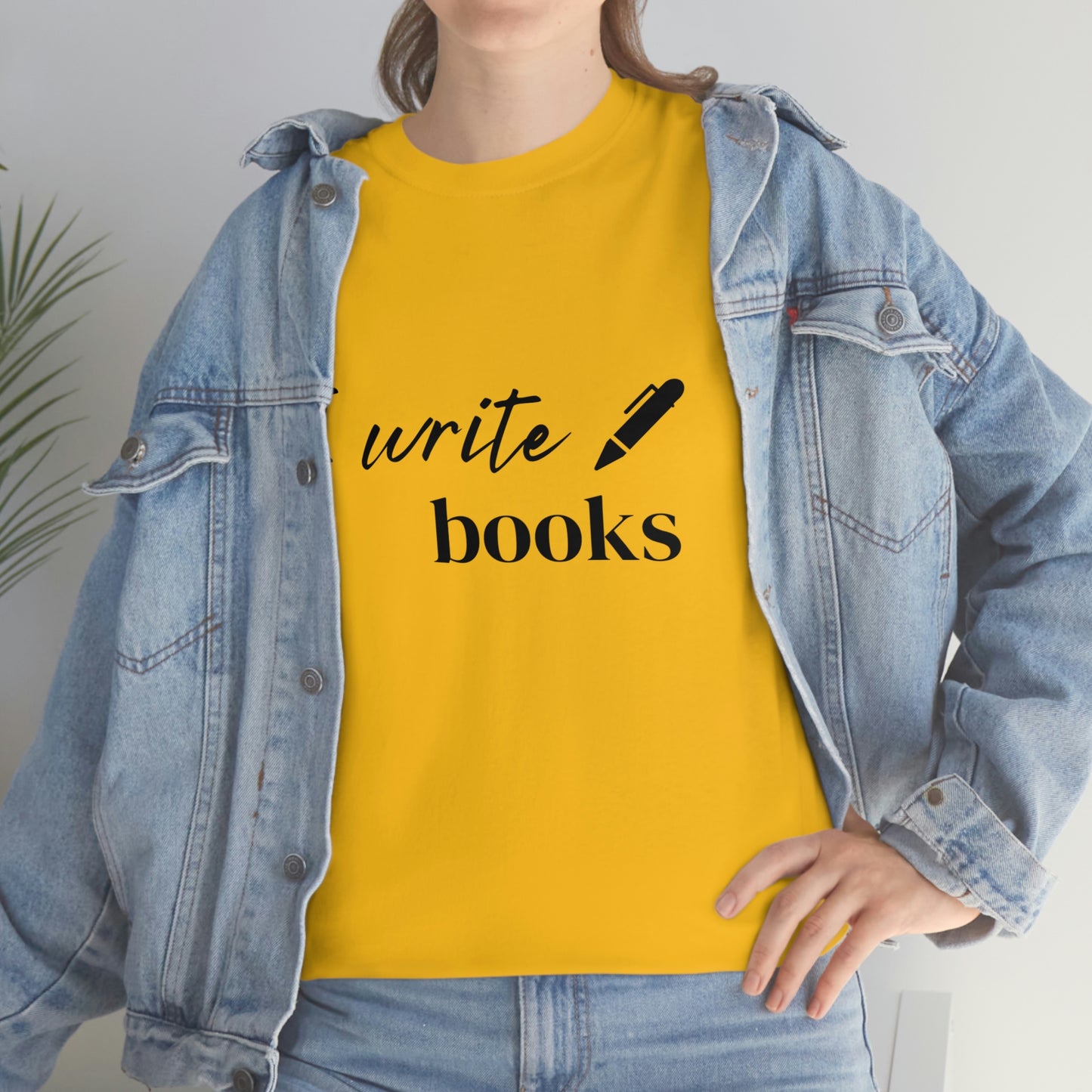 I Write Books Unisex Heavy Cotton Tee