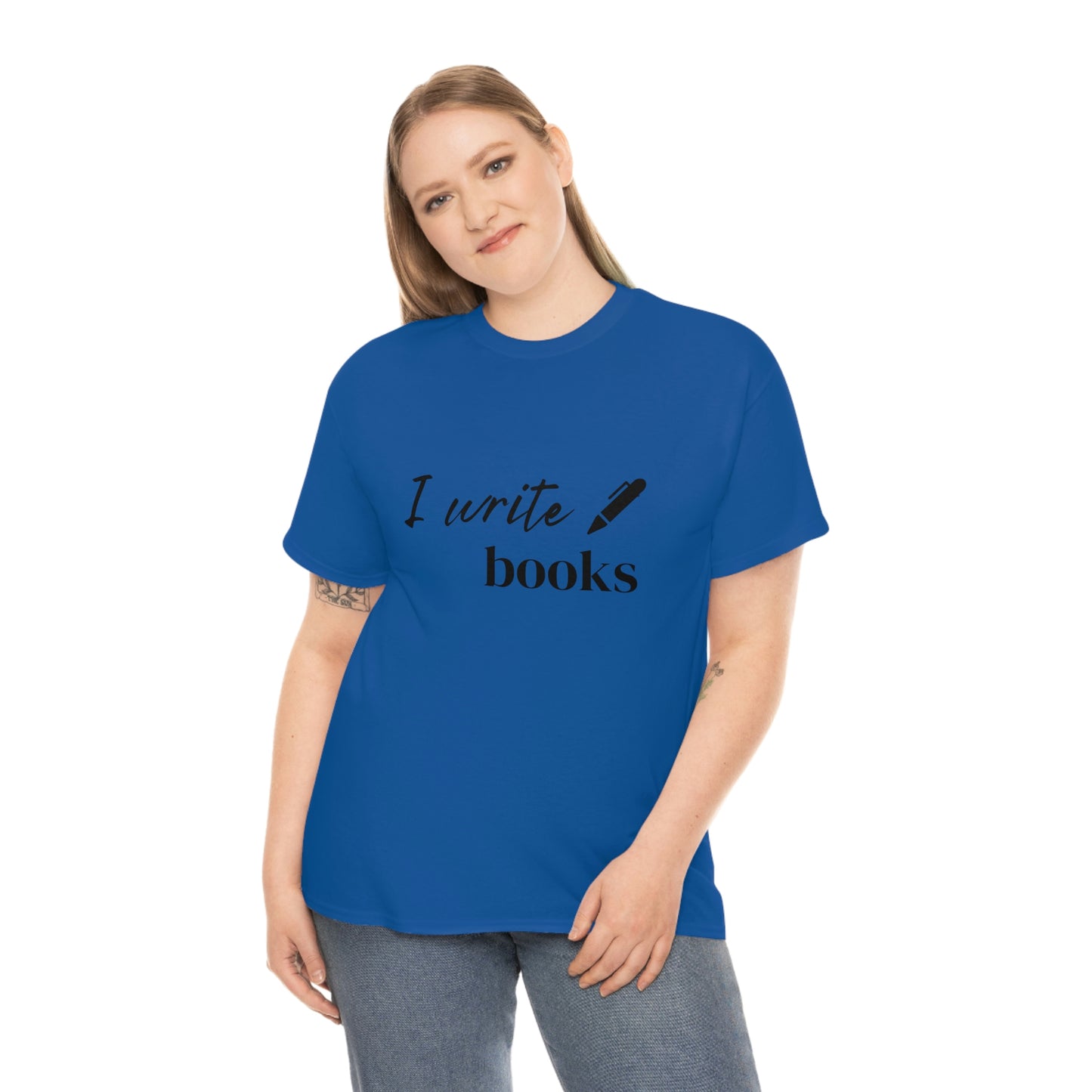 I Write Books Unisex Heavy Cotton Tee
