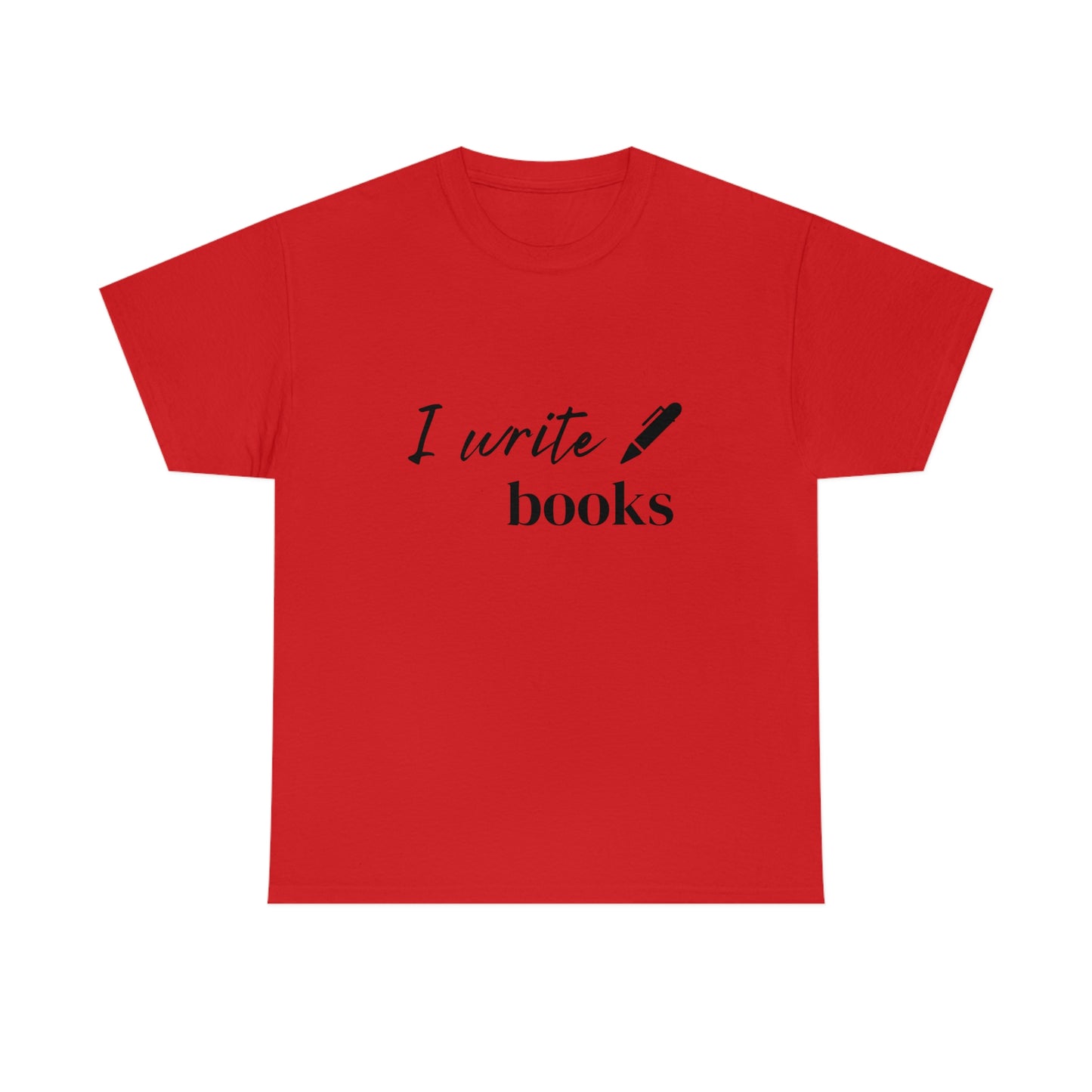 I Write Books Unisex Heavy Cotton Tee